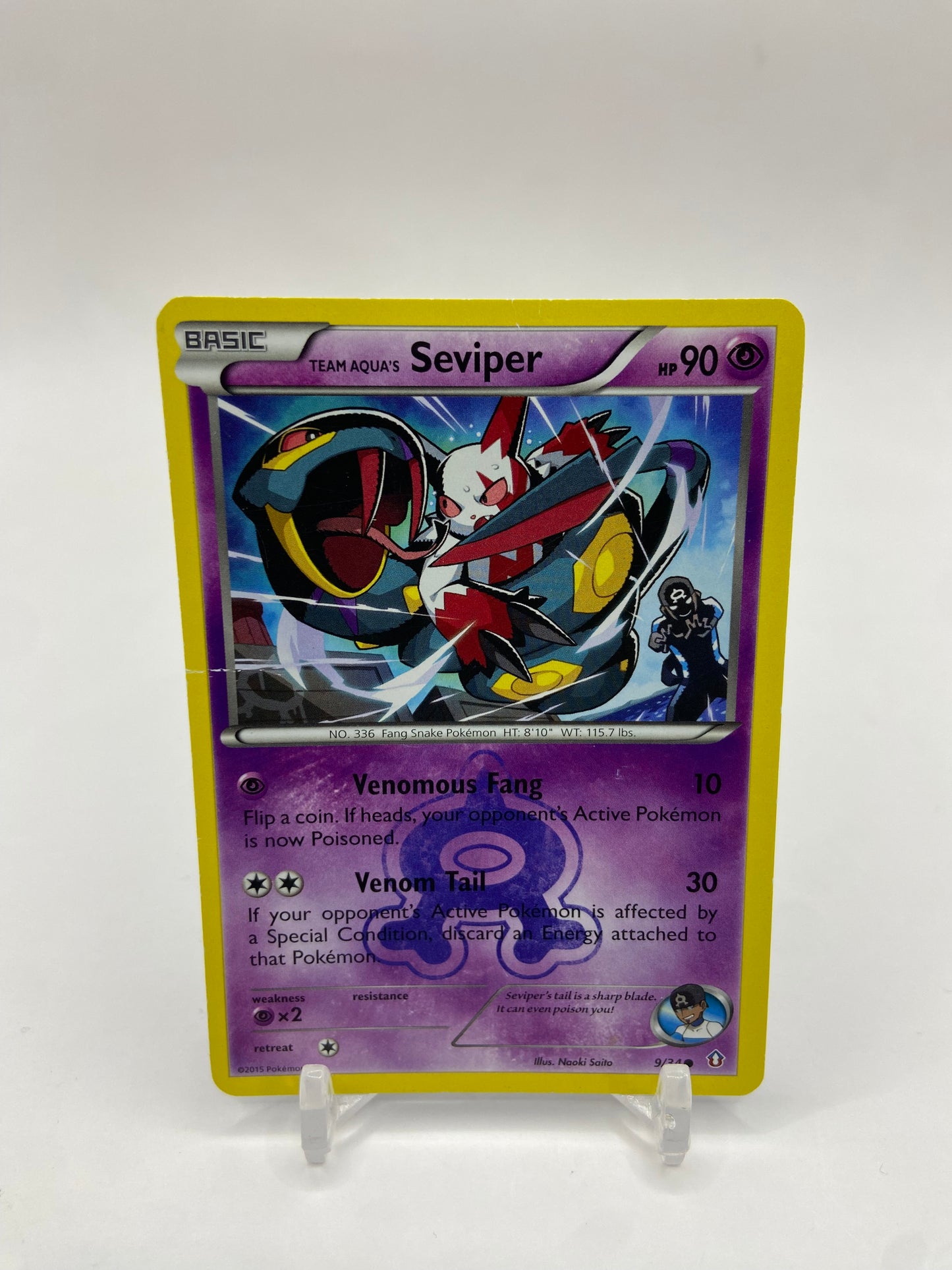 Team Aqua's Seviper Double Crisis 9/34