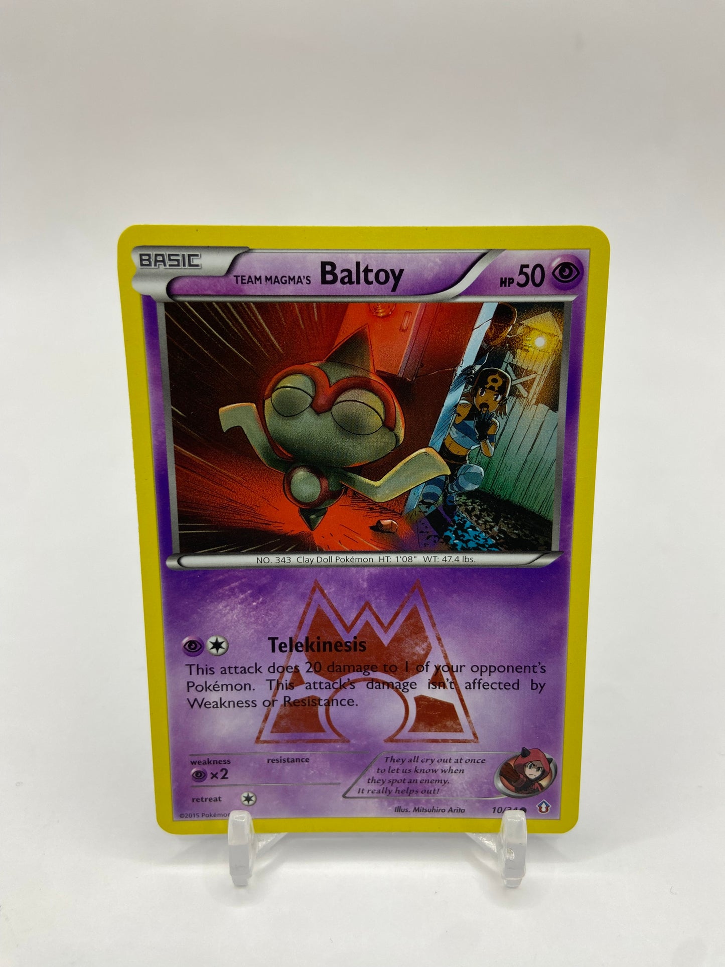 Team Magma's Baltoy Double Crisis 10/34