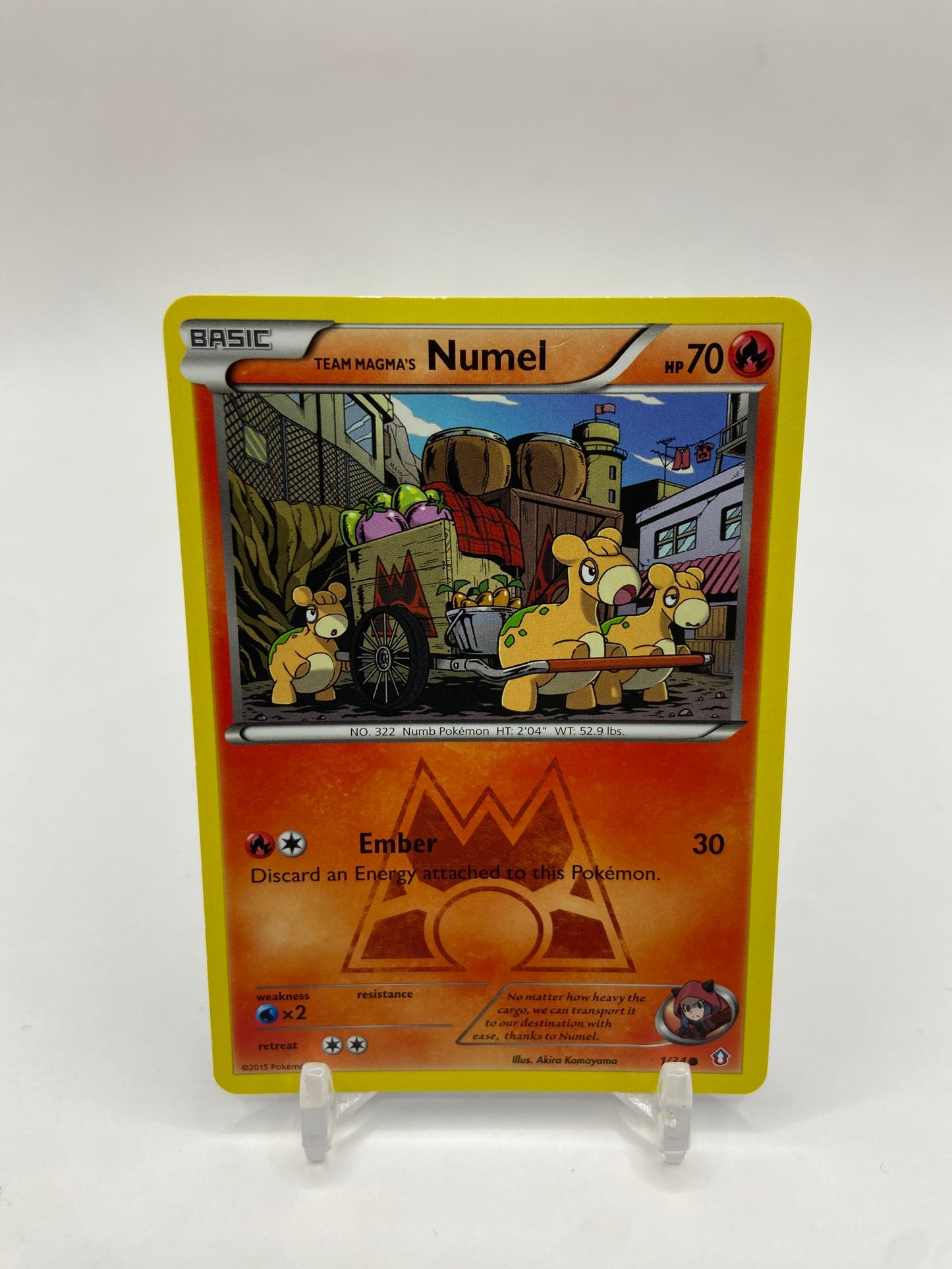 Team Magma's Numel Double Crisis 1/34