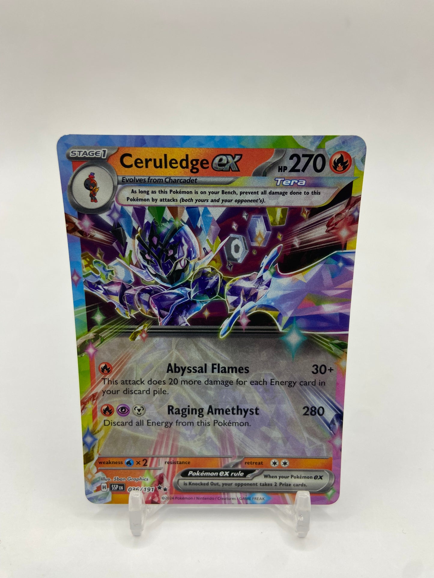 Ceruledge Ex Surging Sparks 036/191