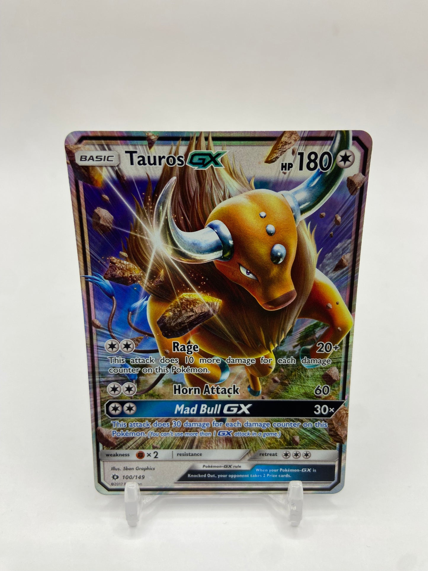 Tauros Gx Sun & Moon Base Set 100/149