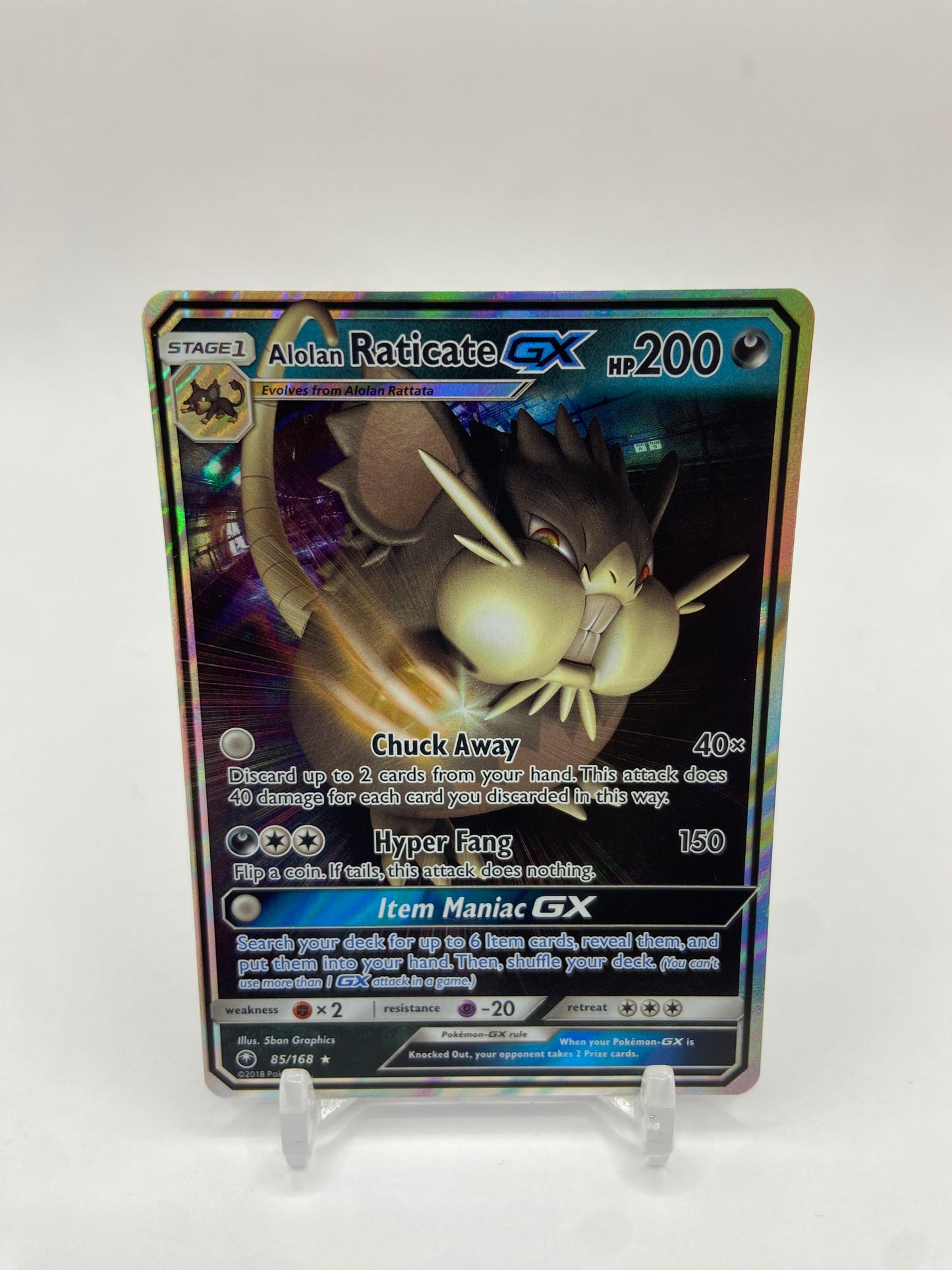 Alolan Raticate Gx Celestial Storm 85/168