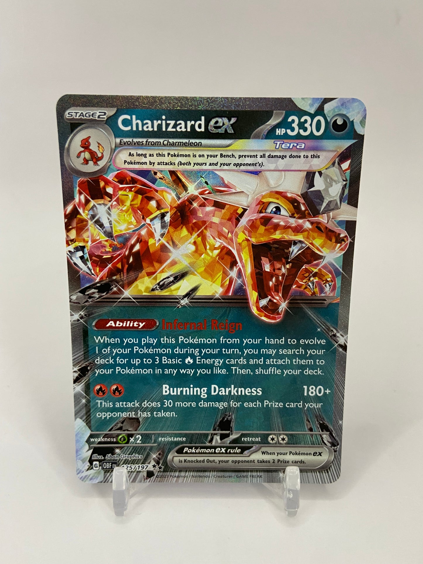 Charizard Ex Obsidian Flames 125/197