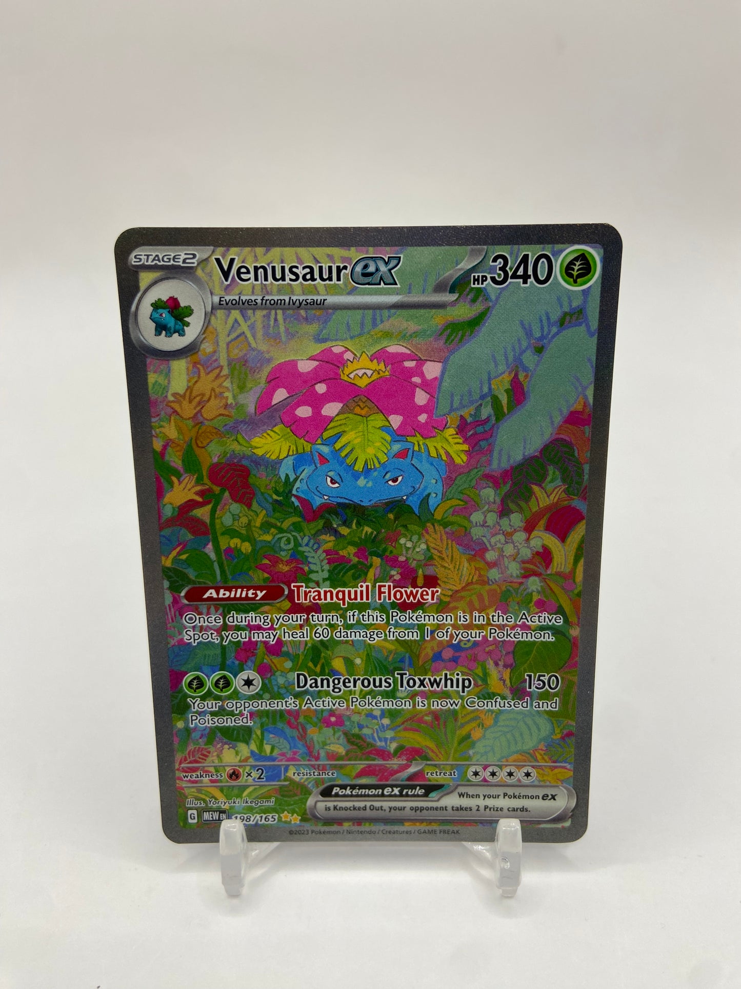 Venusaur Ex Alt Art Secret Rare 151 198/165