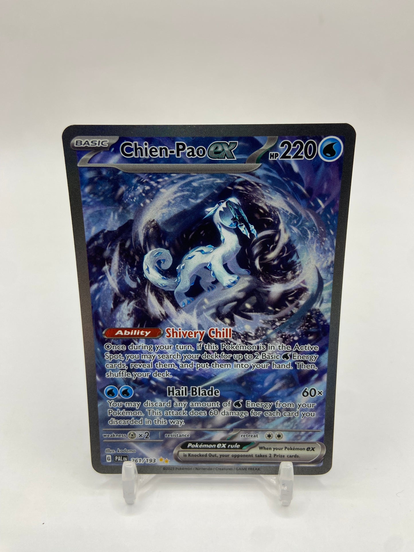 Chien-Pao Ex Alt Art Secret Rare Paldea Evolved 261/193