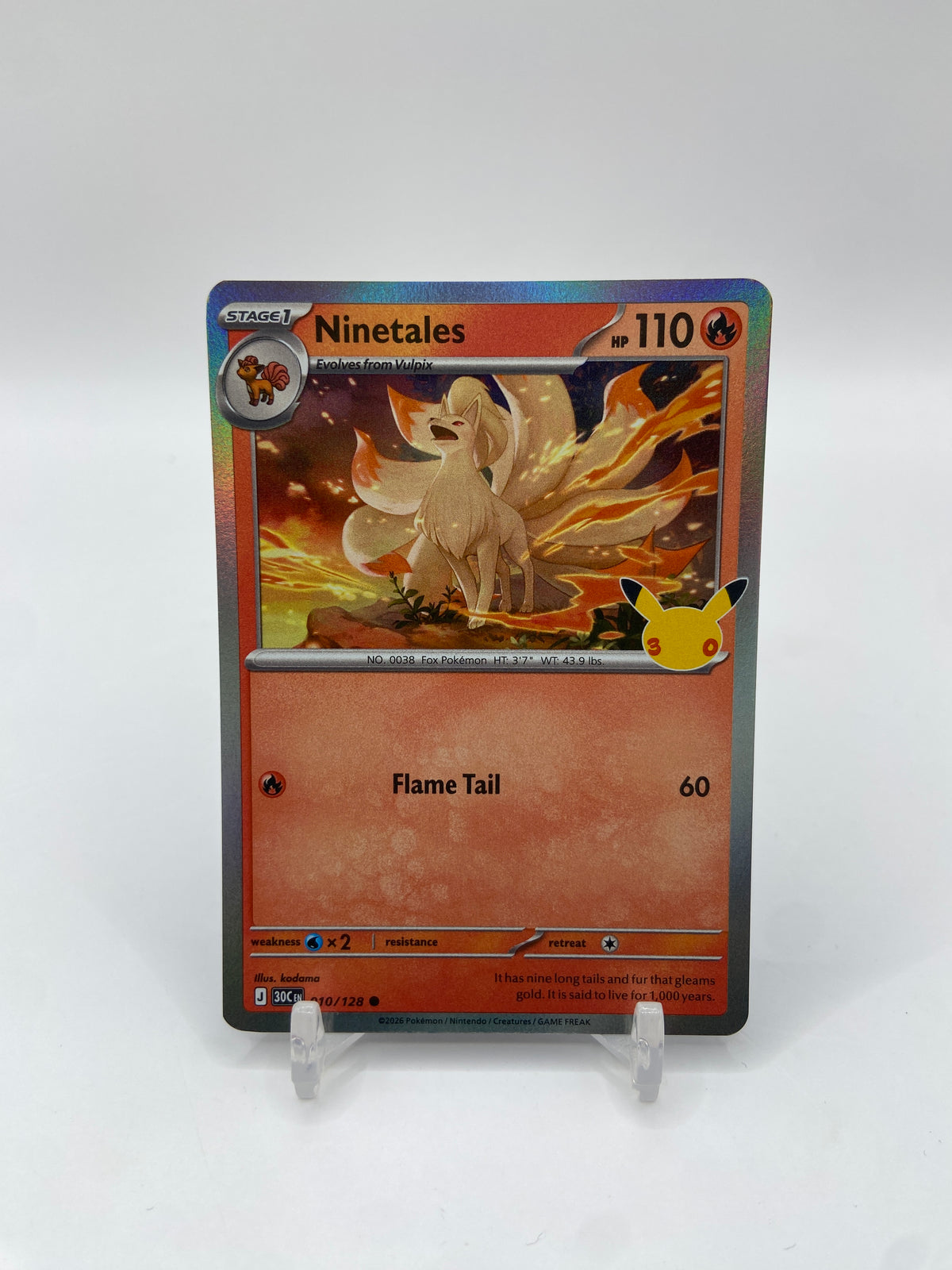 Ninetales 30th Celebration 010/128