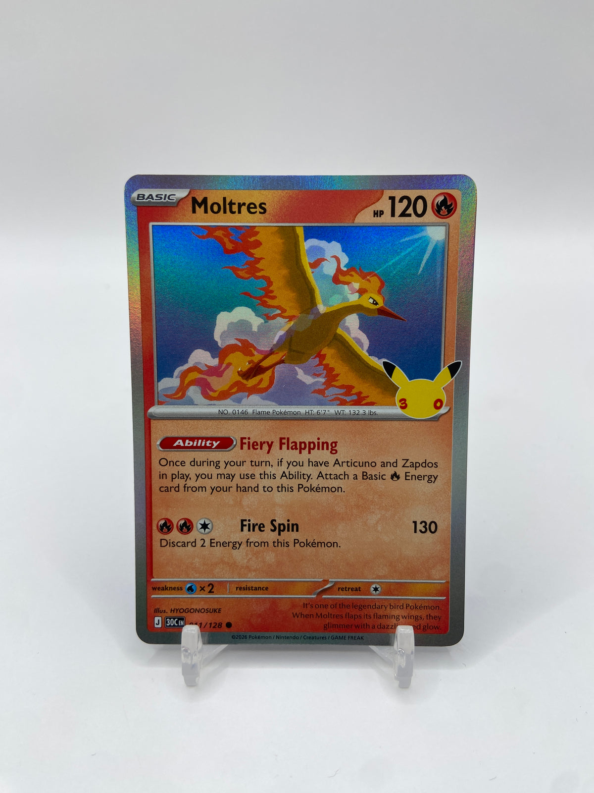 Moltres 30th Celebration 011/128