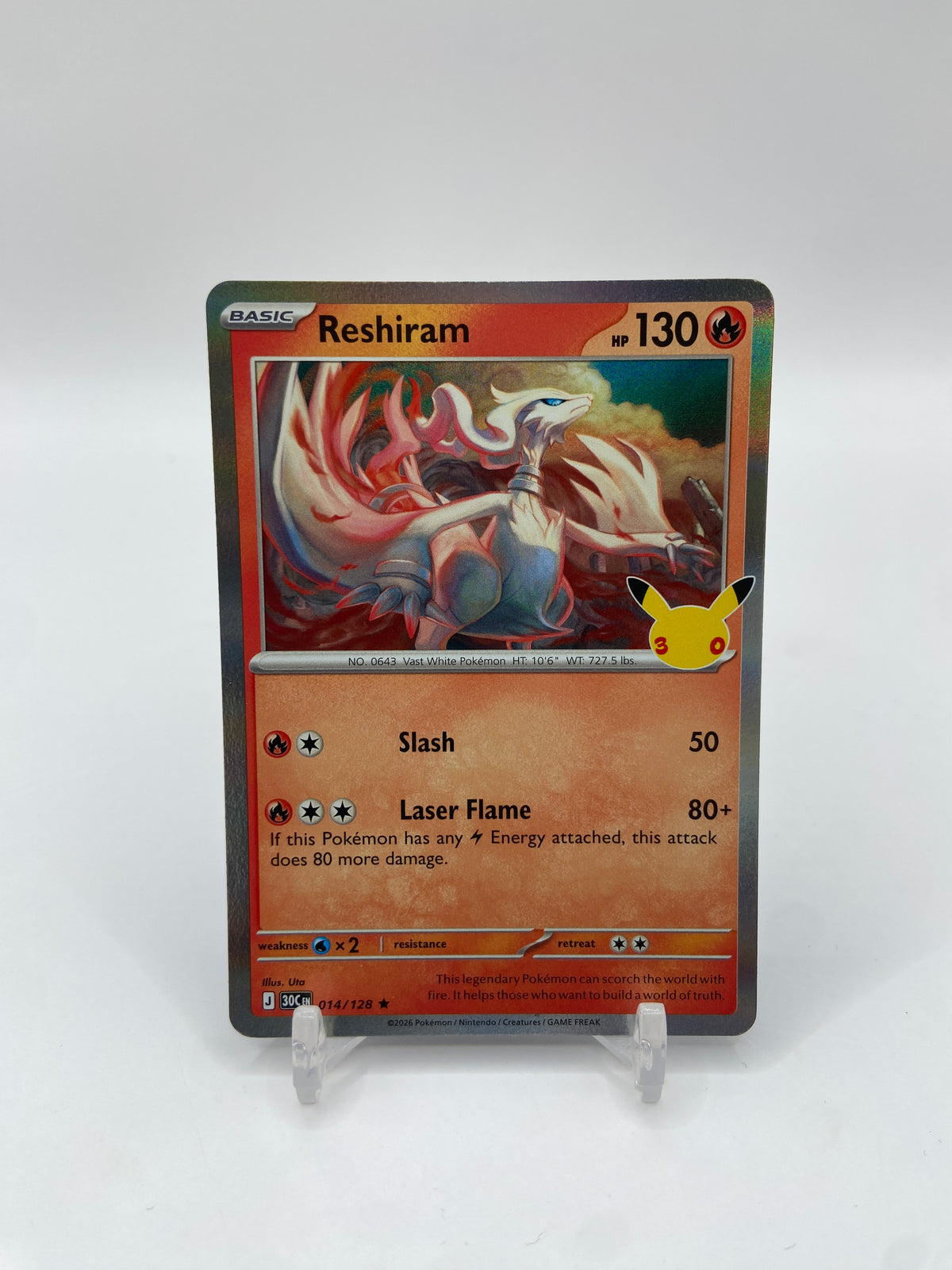 Reshiram 30th Celebration 014/128