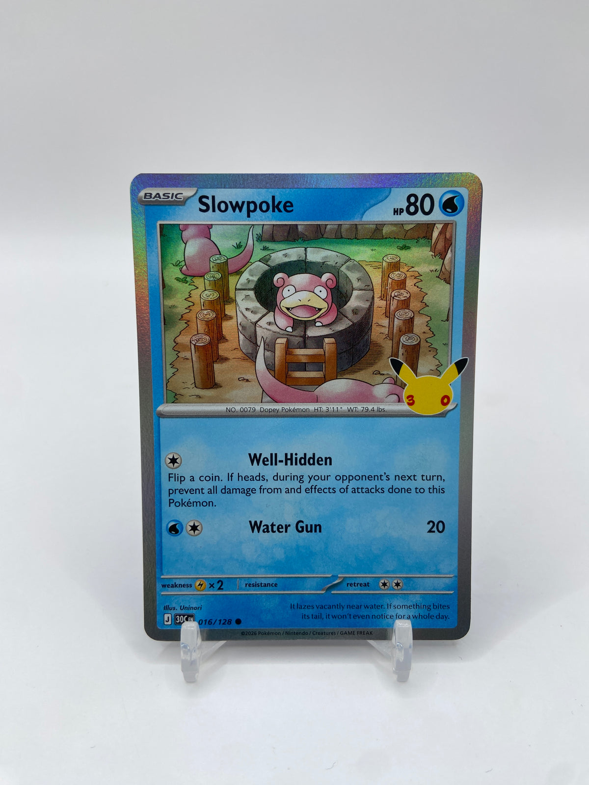 Slowpoke 30th Celebration 016/128