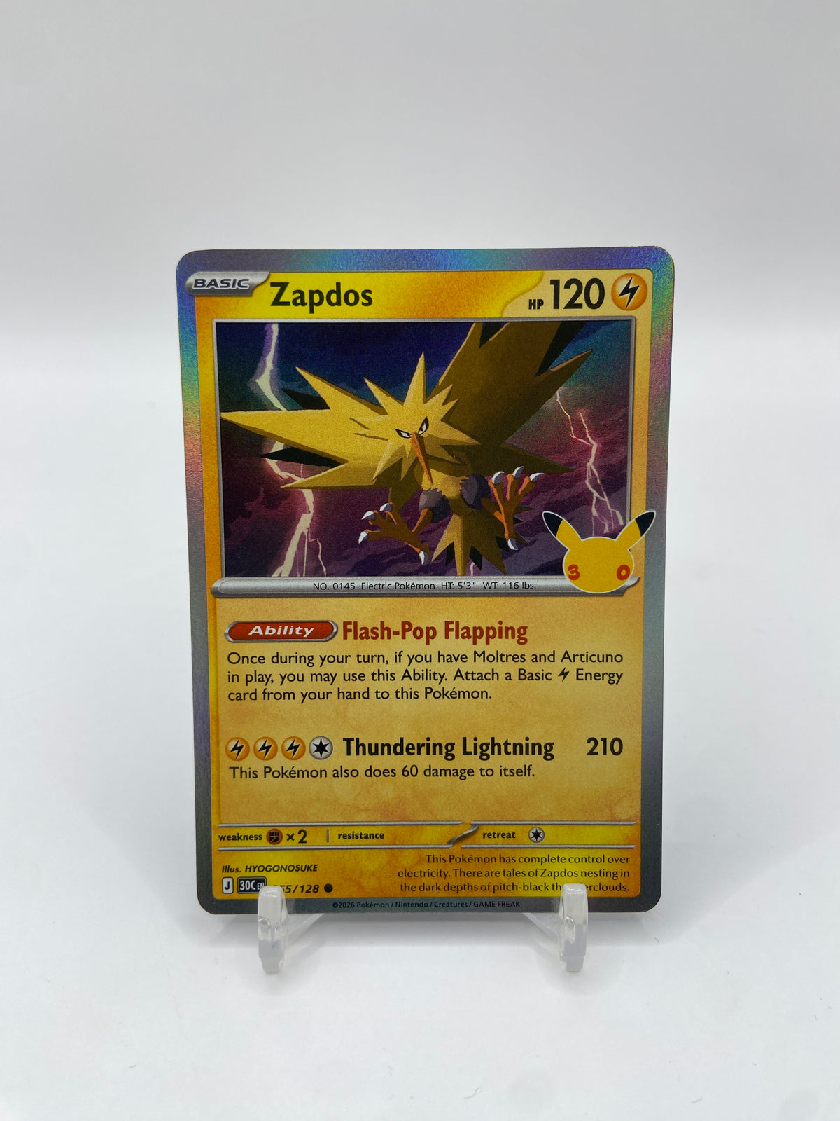 Zapdos 30th Celebration 055/128