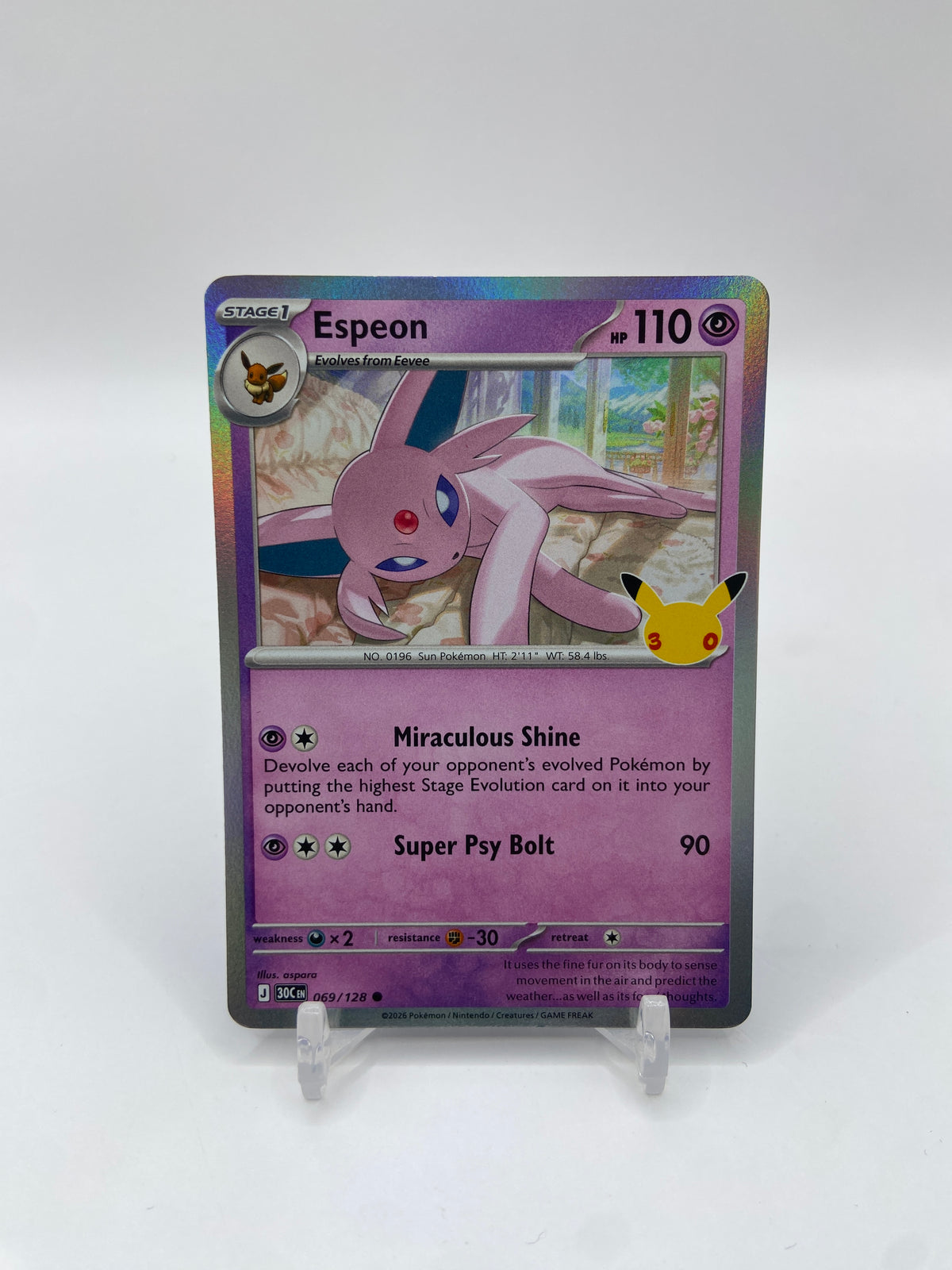 Espeon 30th Celebration 069/128
