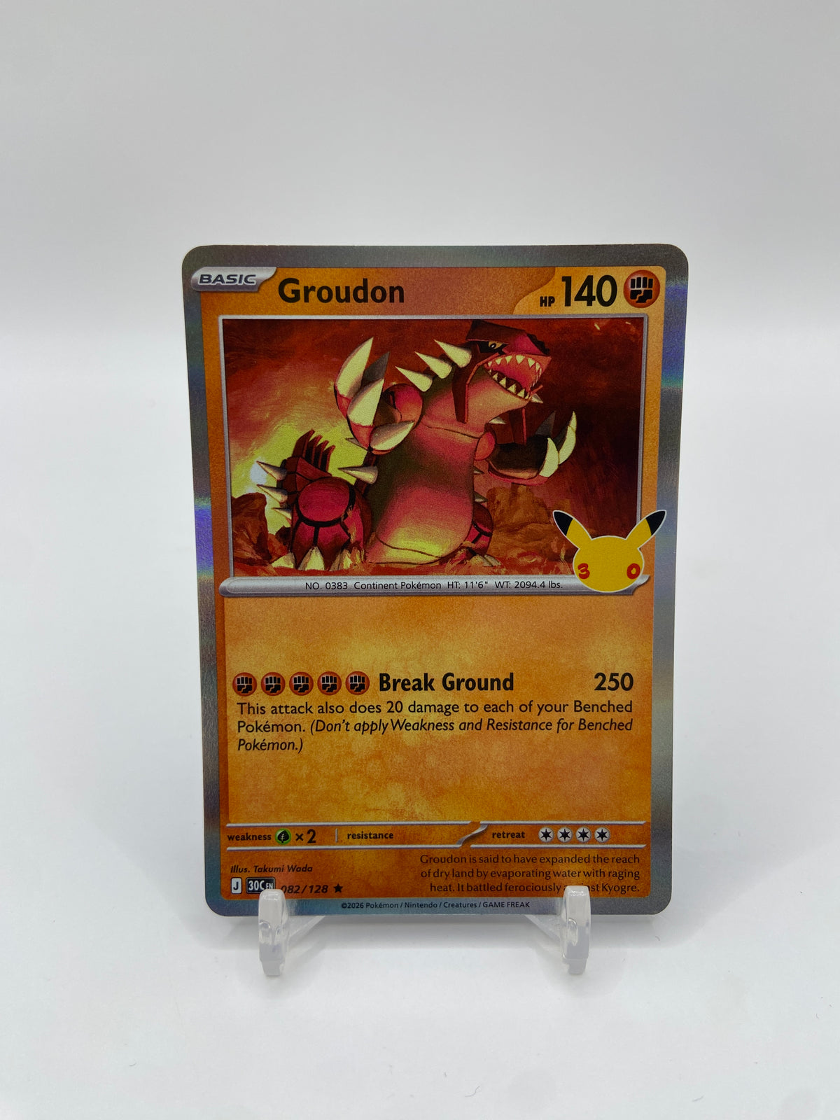 Groudon 30th Celebration 082/128