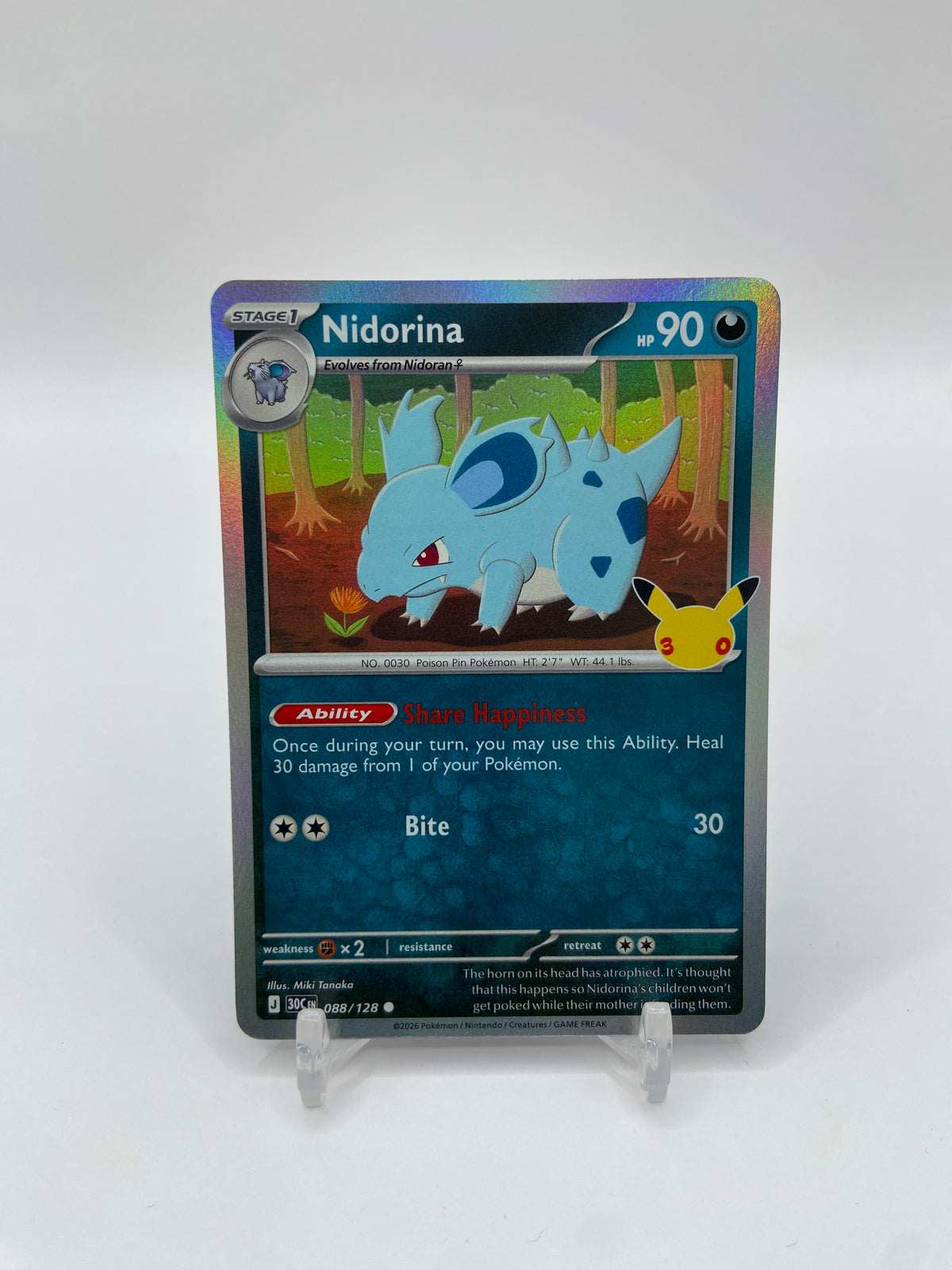 Nidorina 30th Celebration 088/128