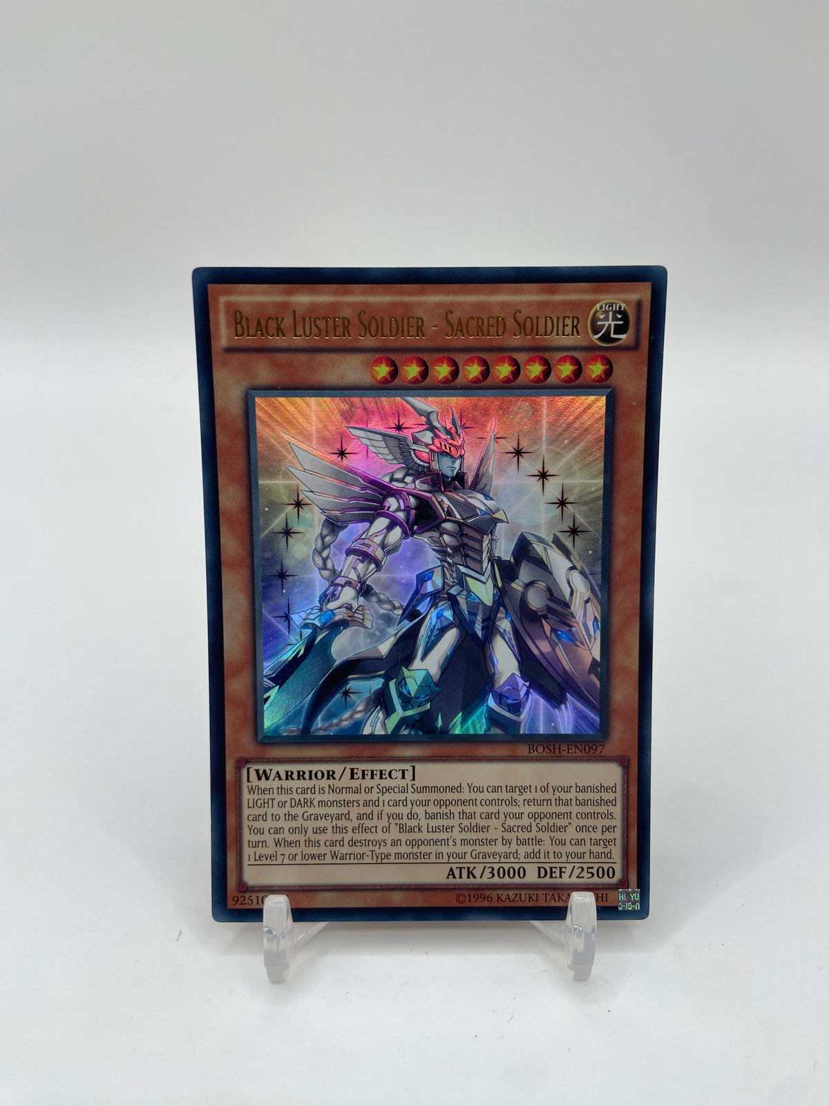 Black Luster Soldier - Sacred Soldier Ultra Rare Breakers of Shadow BOSH-EN097