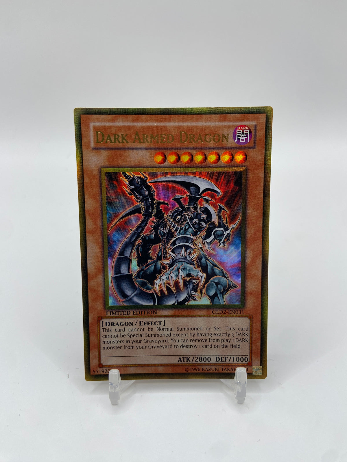 Dark Armed Dragon Ultra Rare Gold Series 2009 GLD2-EN031