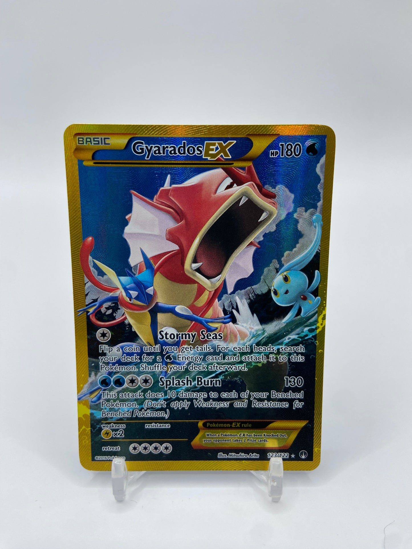 Gyarados Gold Secret Rare Break Point 123/122