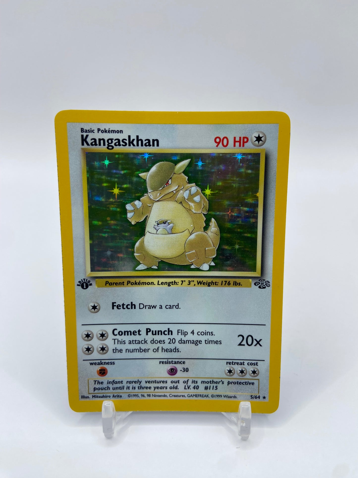Kangaskhan 1st Edition Holo Jungle Set 5/64