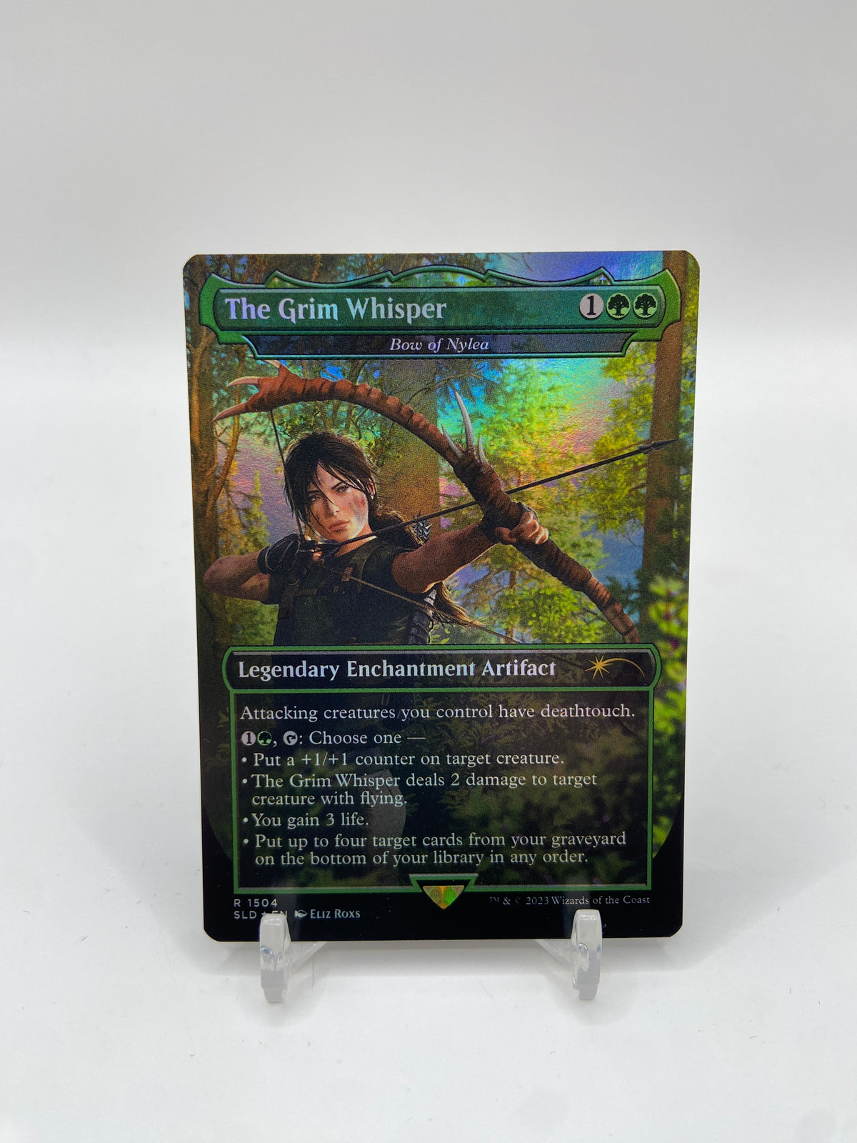 The Grim Whisper - Bow of Nylea Foil Secret Lair Drop Series R 1504