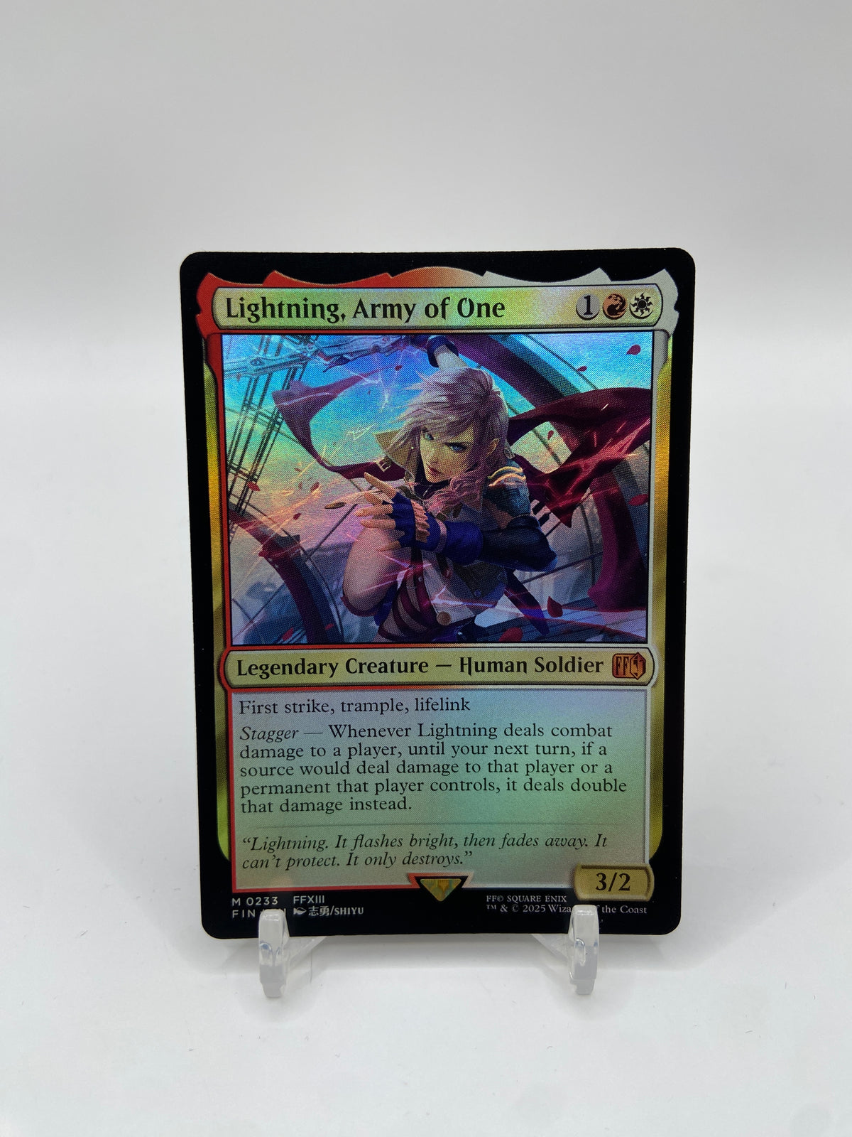 Lightning, Army of One Universes Foil Beyond: FINAL FANTASY M 233