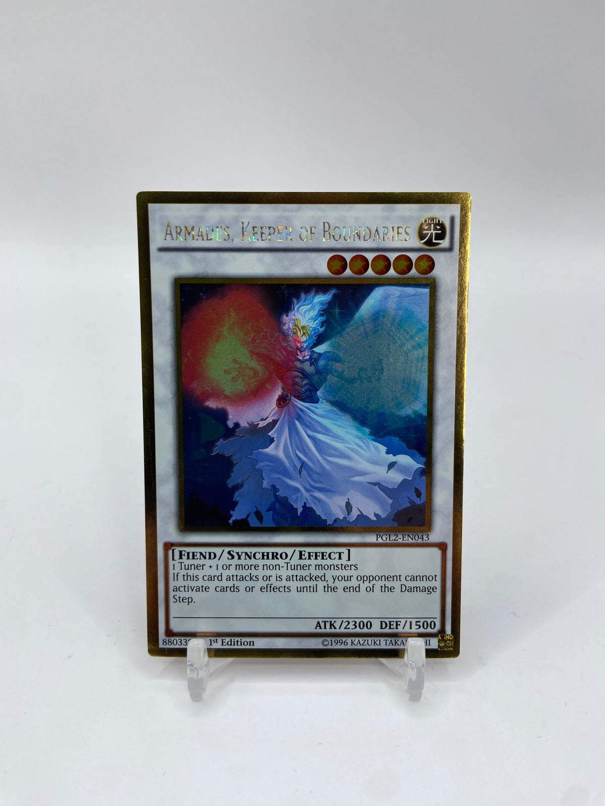 Armades, Keeper of Boundaries Gold Rare Premium Gold: Return of the Bling PGL2-EN043