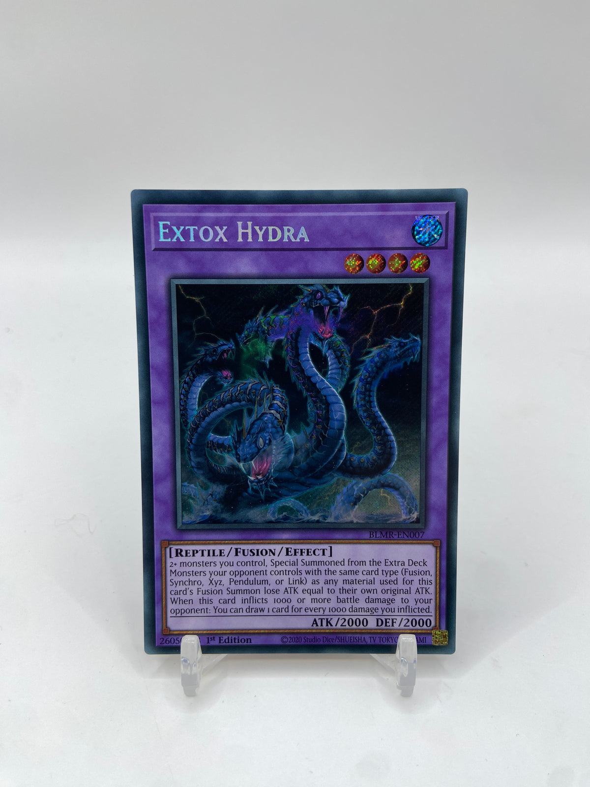 Extox Hydra Secret Rare Battles of Legend: Monstrous Revenge BLMR-EN007