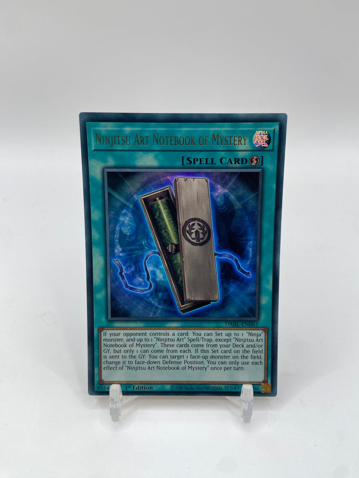 Ninjitsu Art Notebook of Mystery Ultra Rare Darkwing Blast DABL-EN061