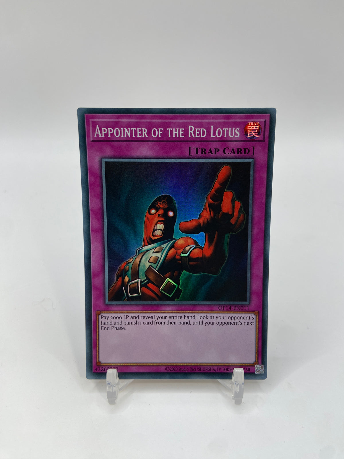 Appointer of the Red Lotus Super Rare OTS Tournament Pack 14 OP14-EN011