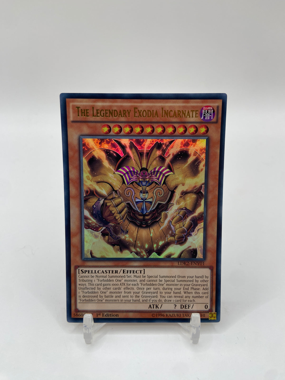 The Legendary Exodia Ultra Rare Incarnate Legendary Decks II LDK2-ENY01