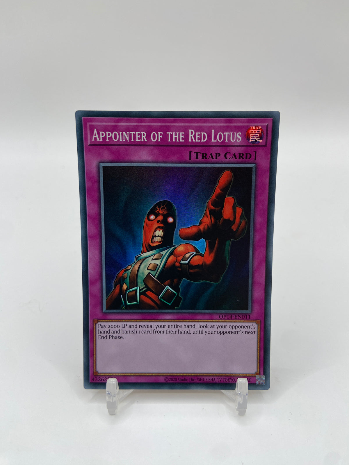 Appointer of the Red Lotus Super Rare OTS Tournament Pack 14 OP14-EN011