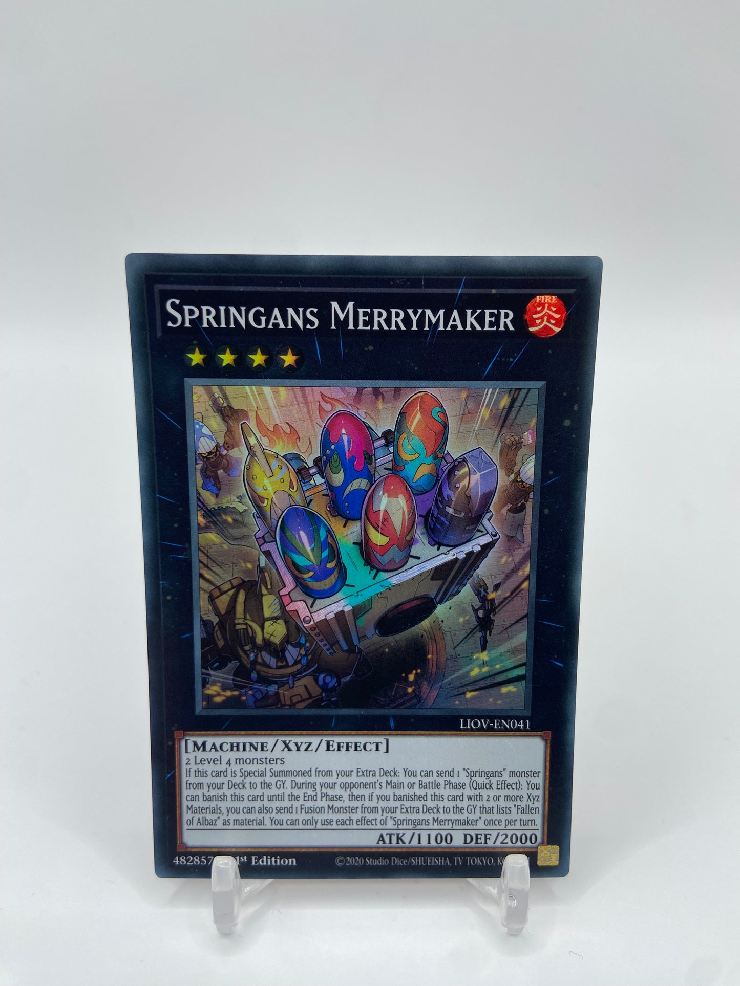 Springans Merrymaker Super Rare Lightning Overdrive LIOV-EN041