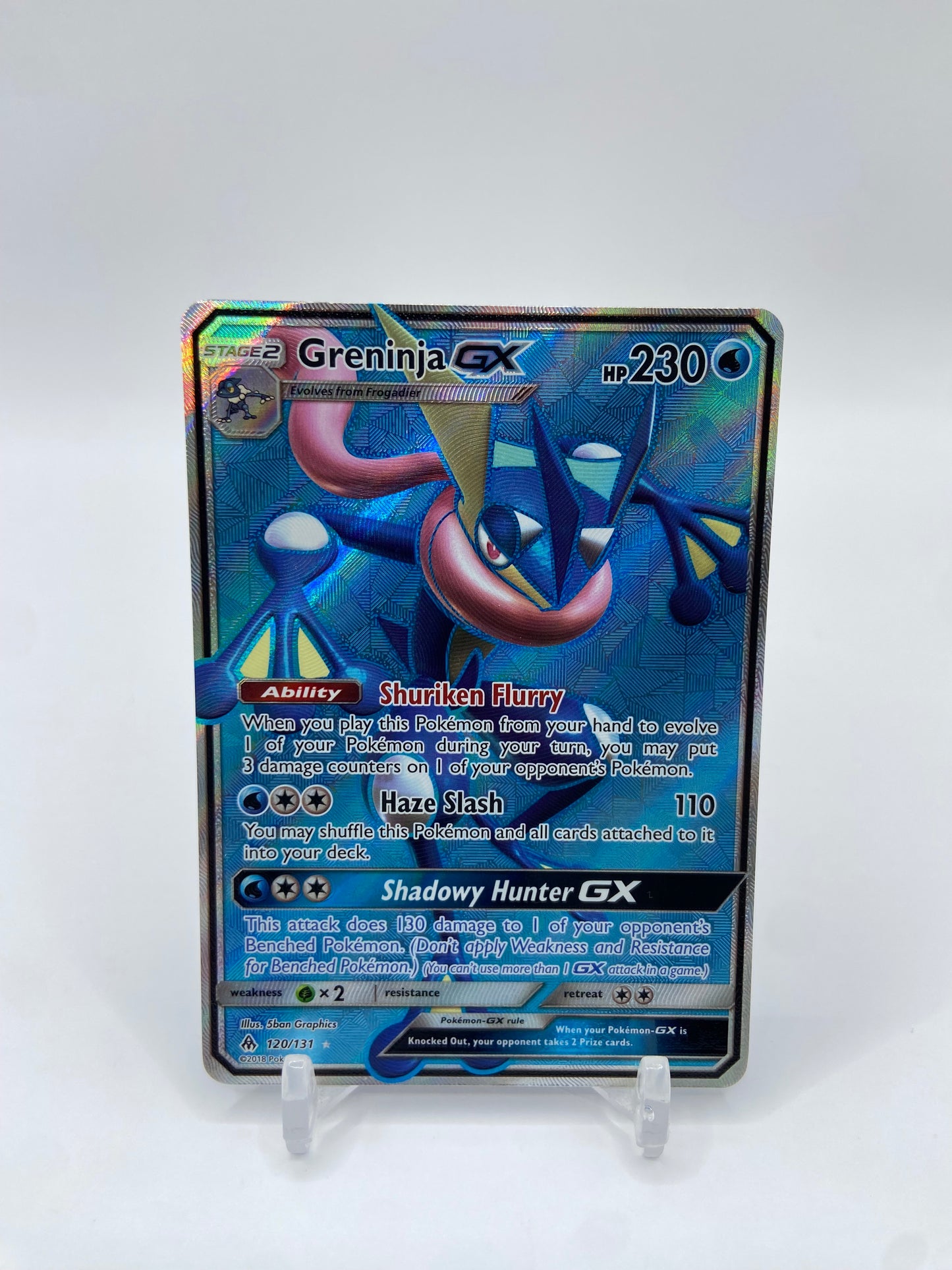 Greninja Gx Full Art Forbidden Light 120/131