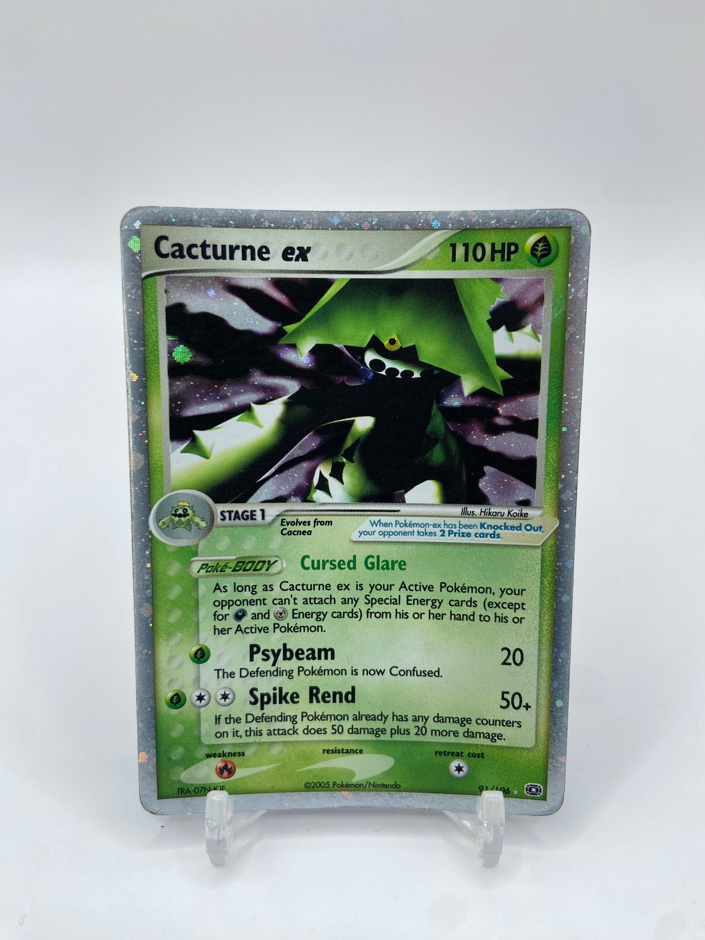 Cacturne Ex Emerald 91/106