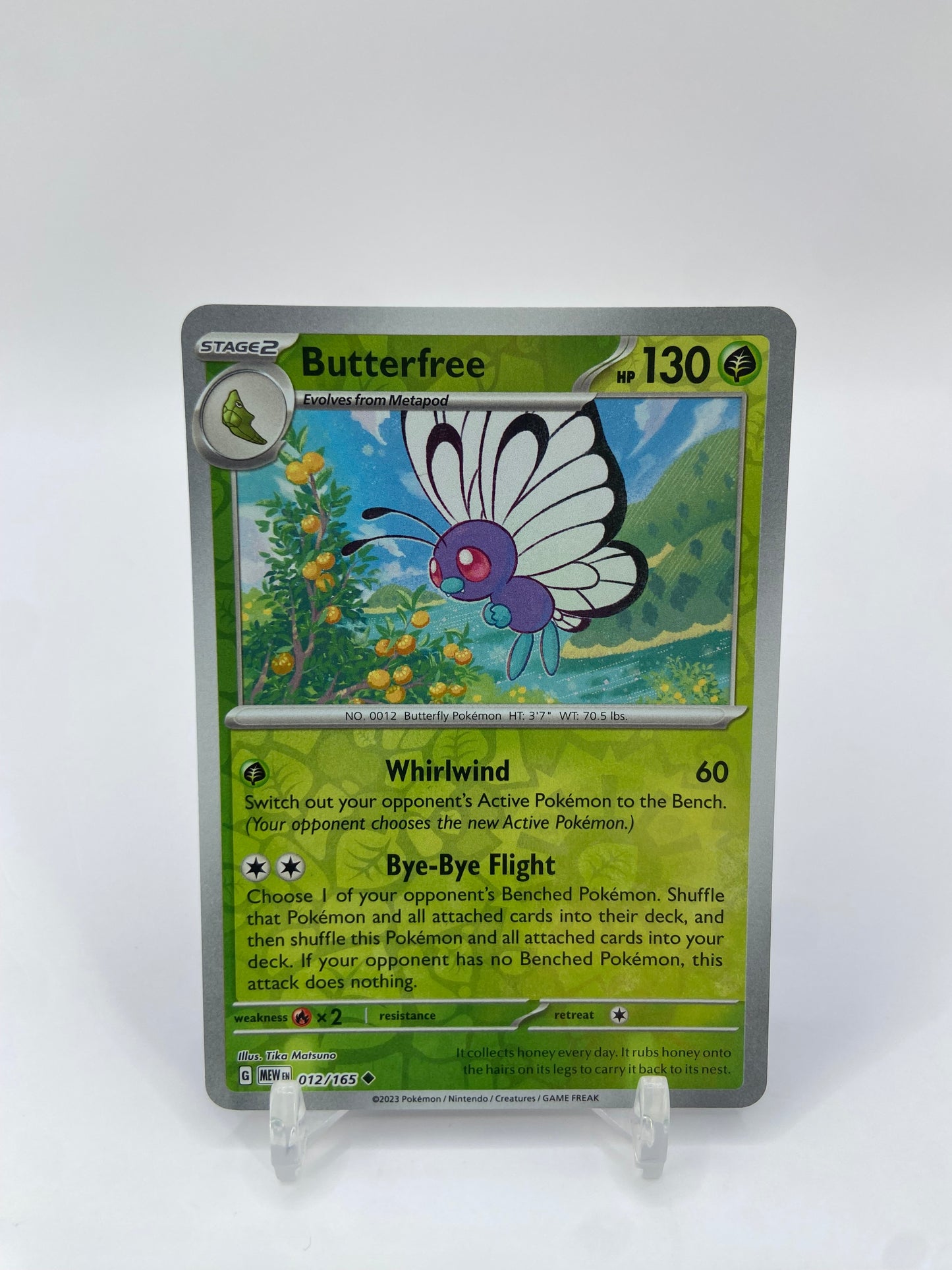 Butterfree Reverse Holo 151 012/165