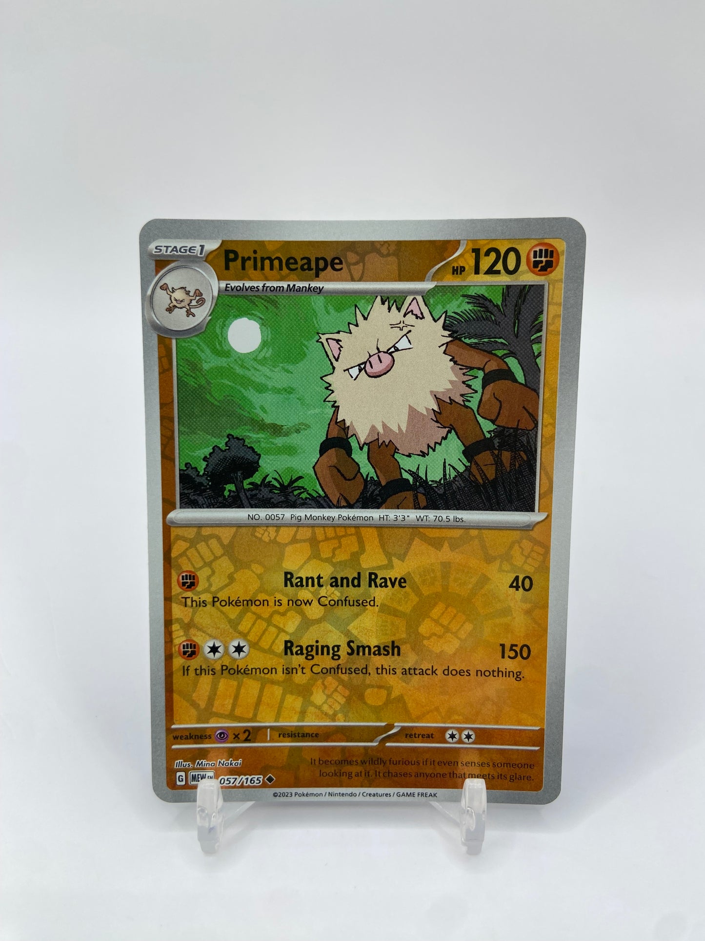 Primeape Reverse Holo 151 057/165