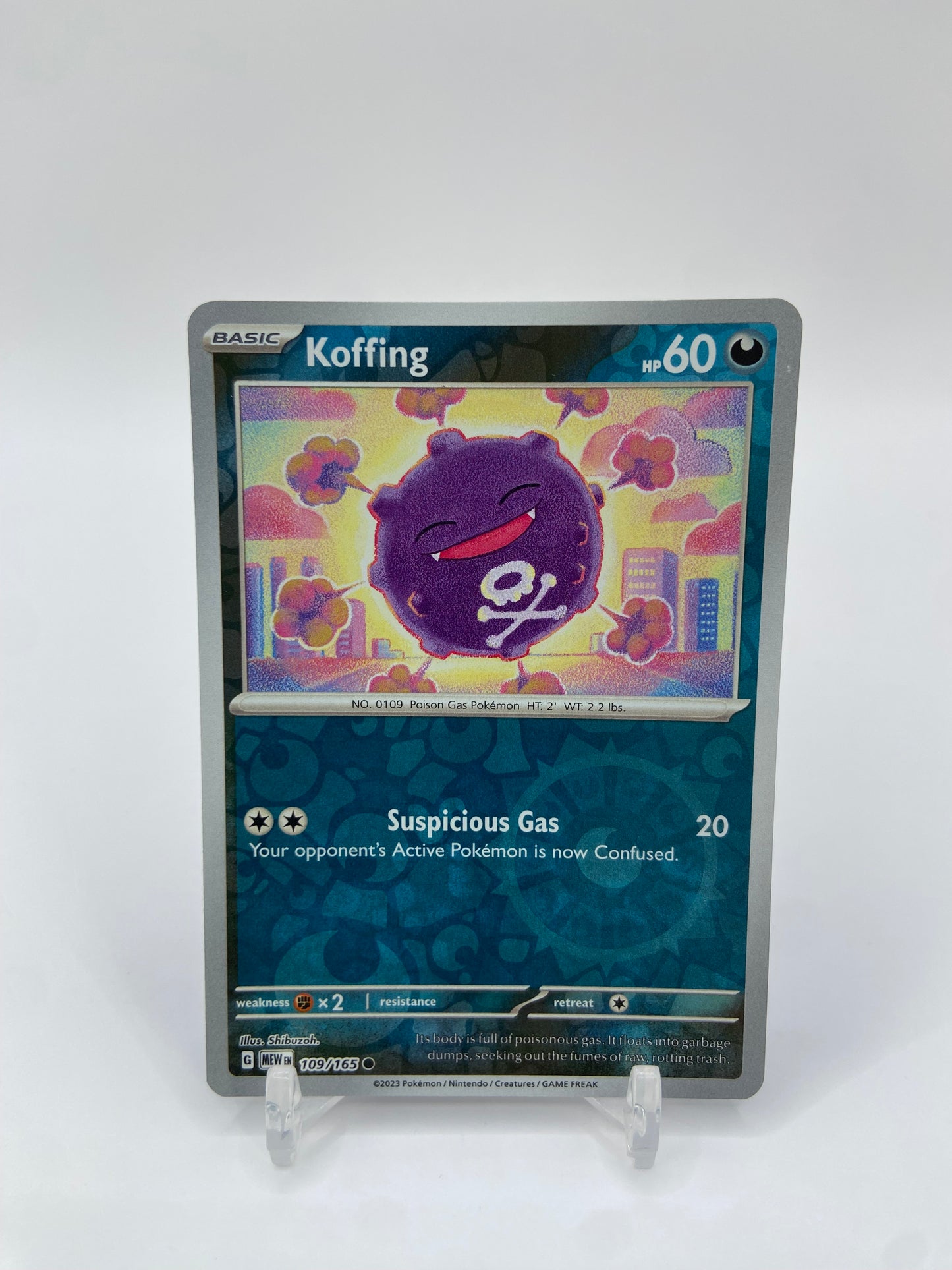 Koffing Reverse Holo 151 109/165