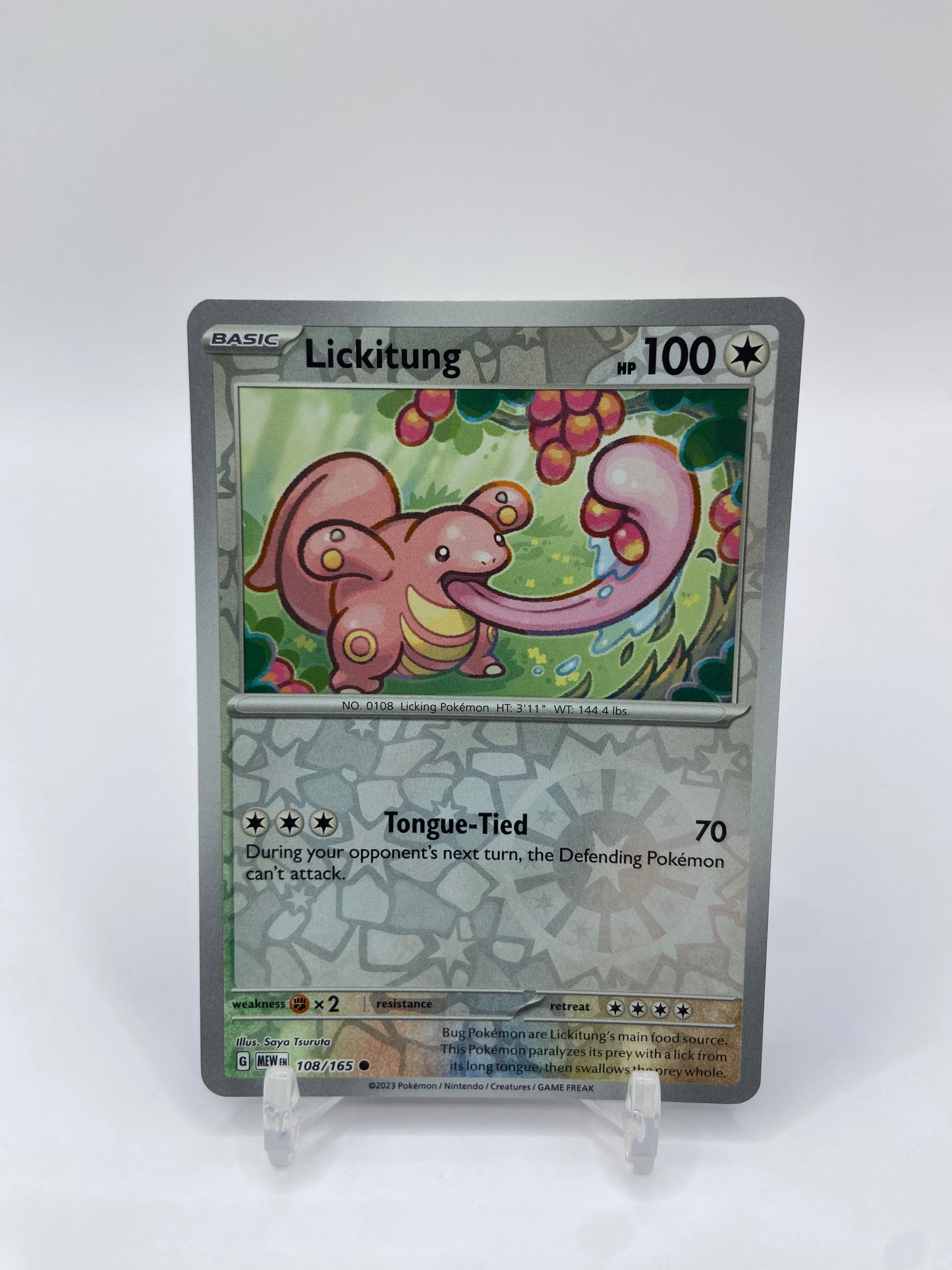 Lickitung Reverse Holo 151 108/165