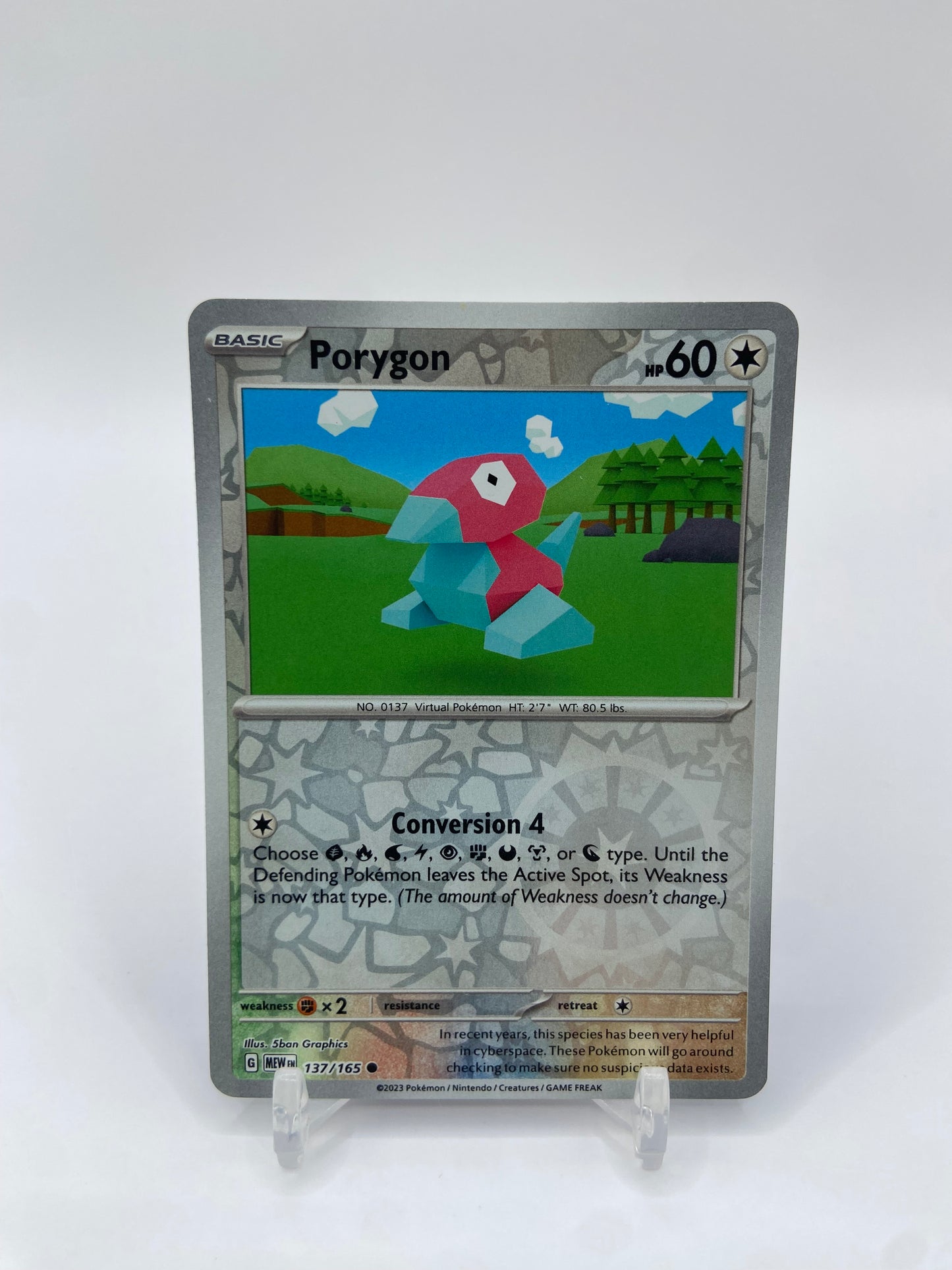 Porygon Reverse Holo 151 137/165