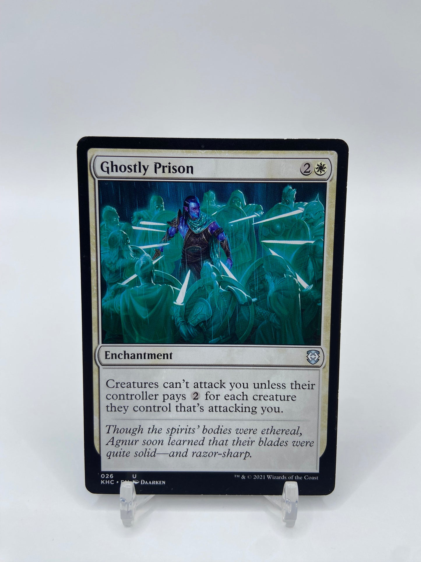 Ghostly Prison Non Foil Uncommon Commander: Kaldheim 026