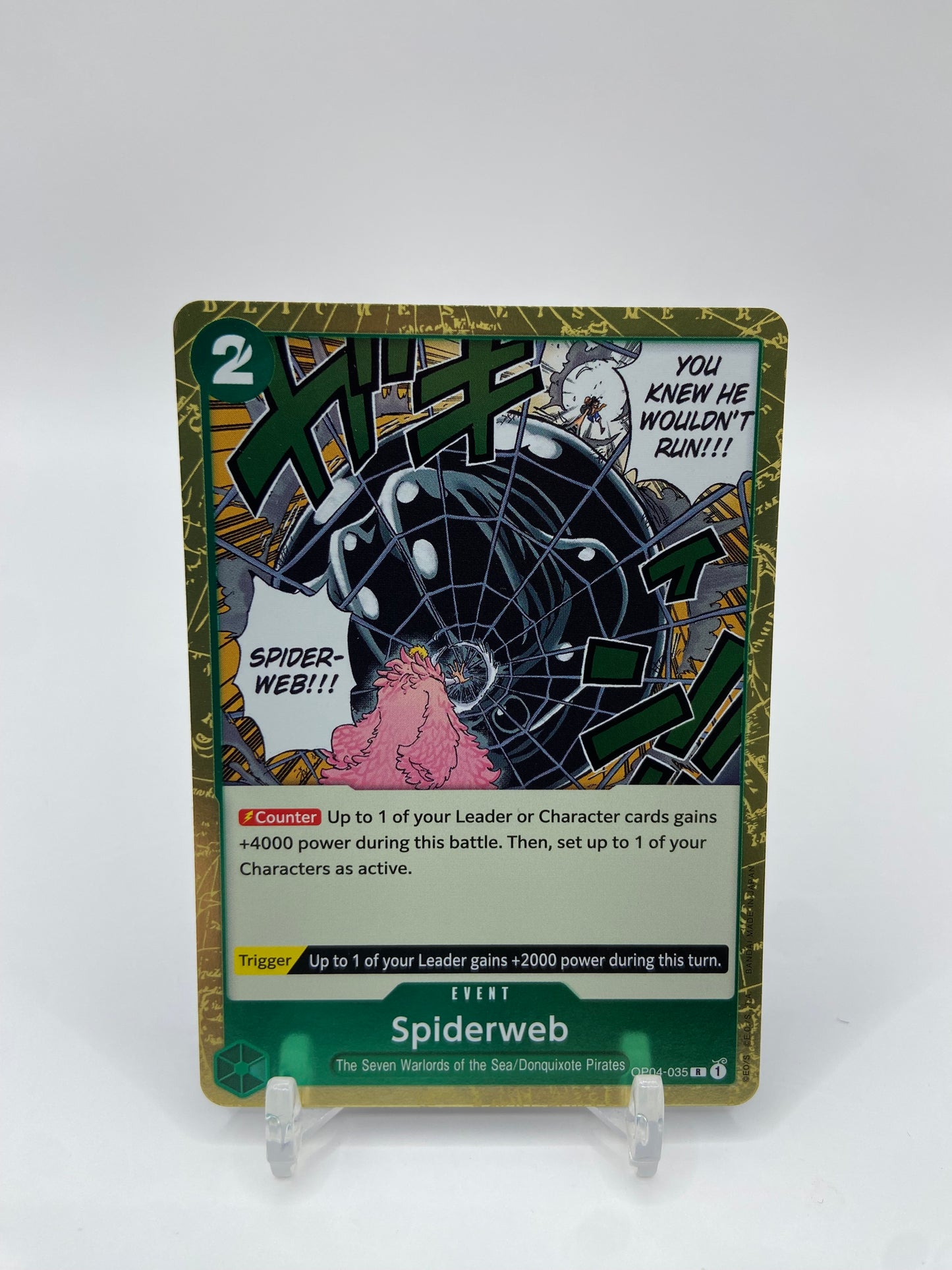 Spiderweb R Foil Kingdoms of Intrigue OP04-035