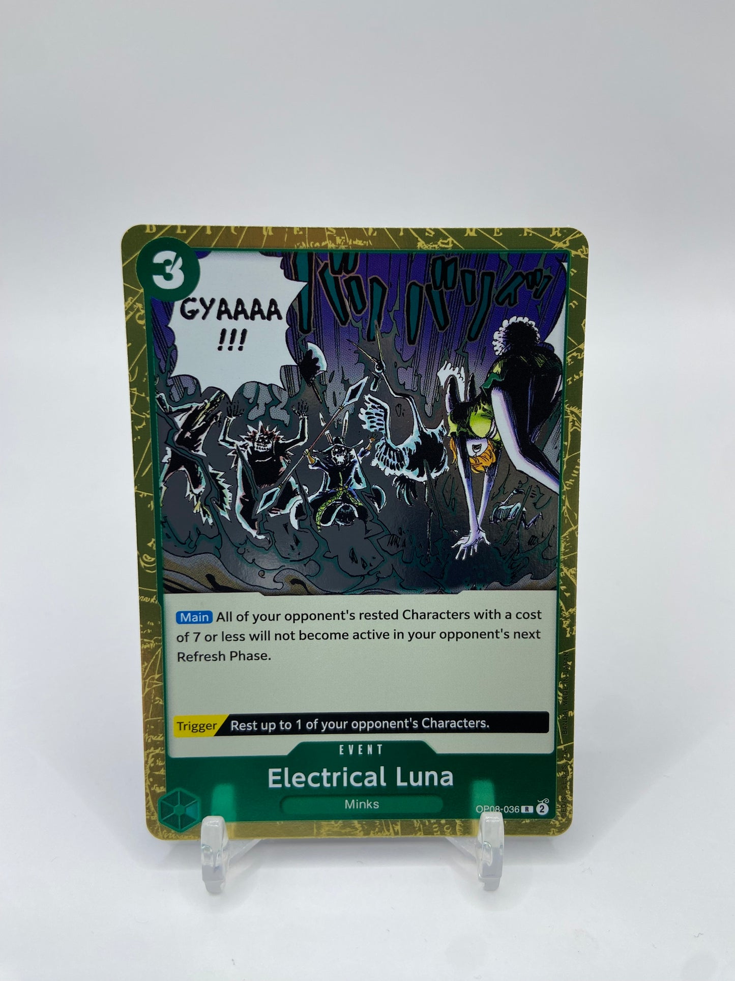 Electrical Luna Foil Rare Two Legends OP08-036