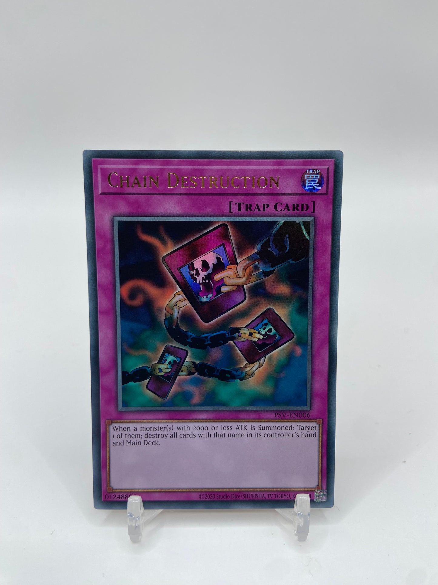 Chain Destruction Ultra Rare Foil Pharaoh's Servant (25th Anniversary Edition) PSV-EN006