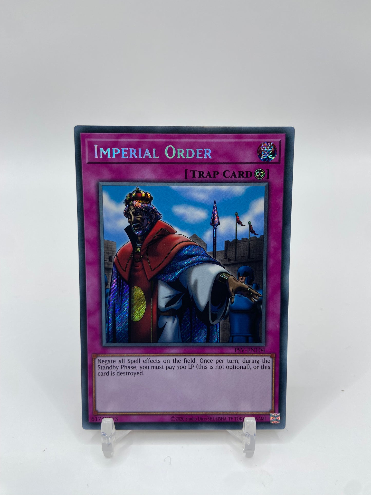 Imperial Order Foil Secret Rare Pharaoh's Servant (25th Anniversary Edition) PSV-EN104
