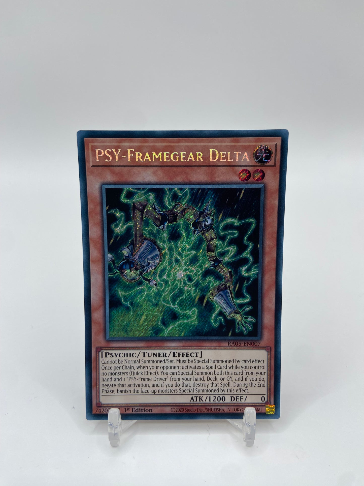 PSY-Framegear Delta (Secret Rare) 1st Edition Rarity Collection 5 RA05-EN007