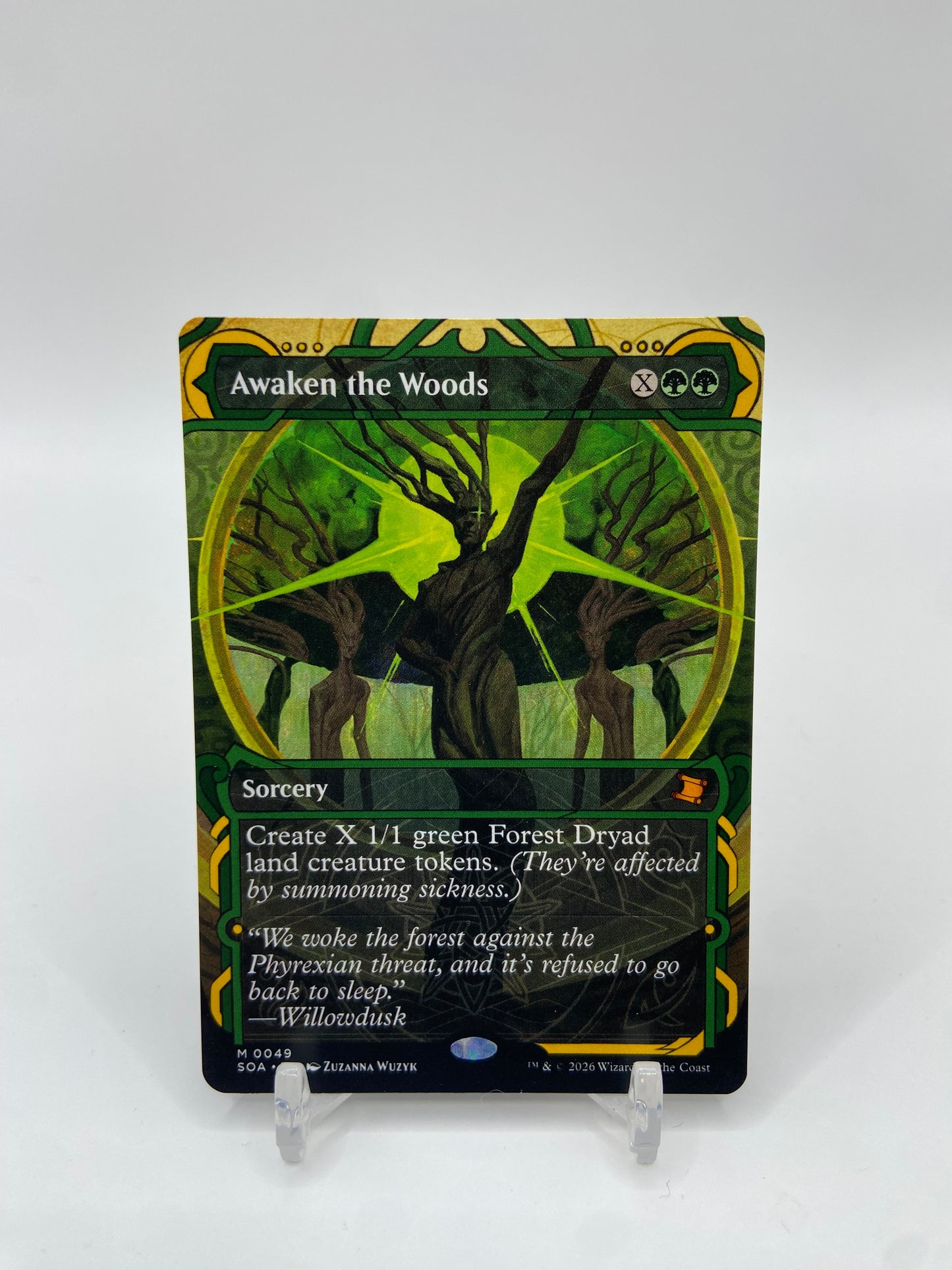 Awaken the Woods Rare Non Foil Secrets of Strixhaven: Mystical Archive 49