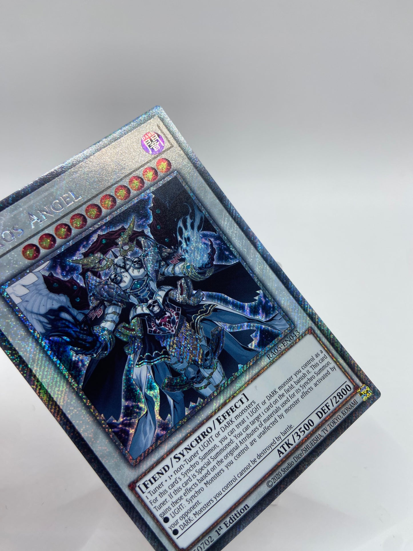 Chaos Angel (Platinum Secret Rare) Rarity Collection 5 Platinum Secret Rare RA05-EN043