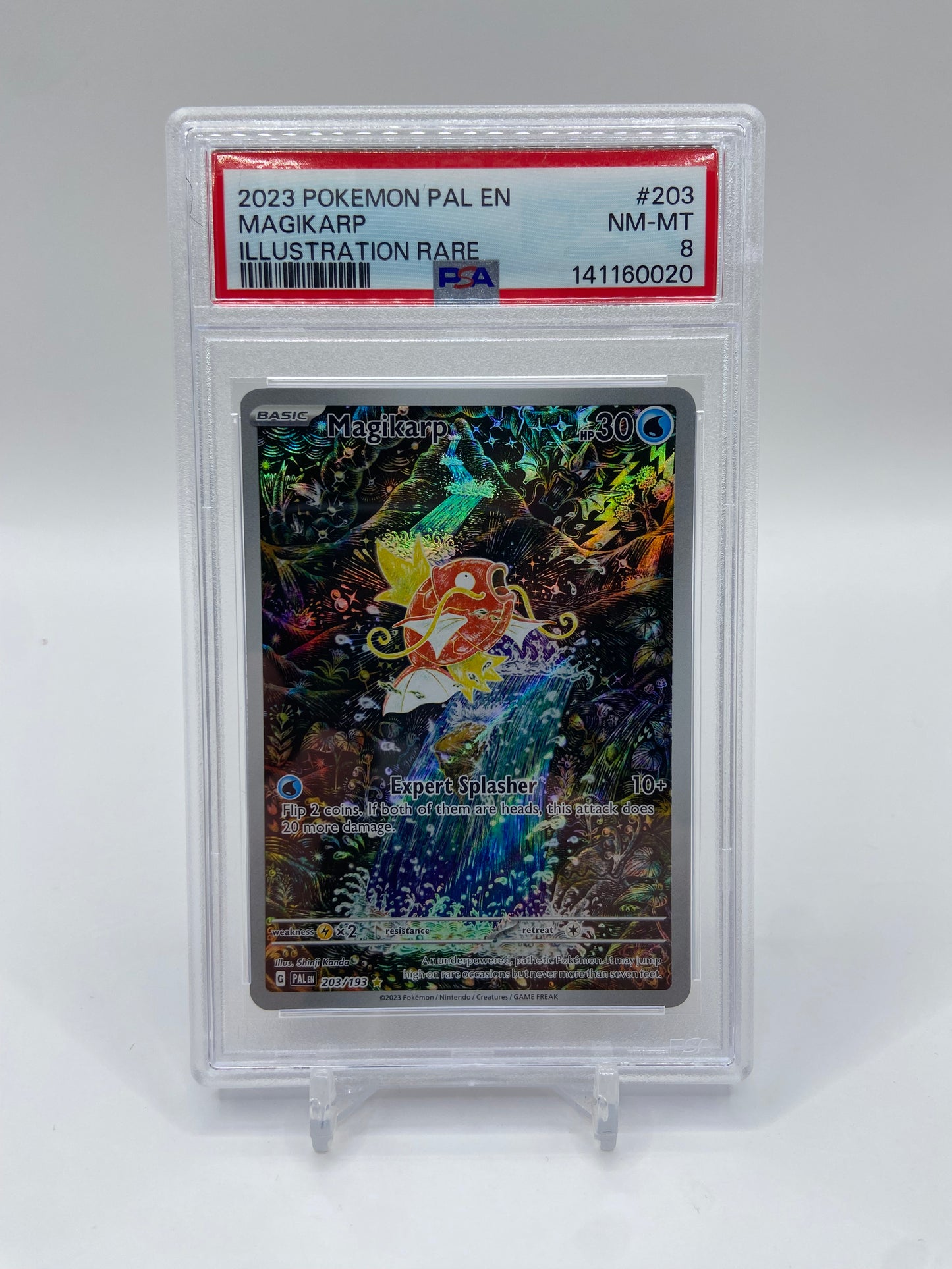 Magikarp Art Rare Full Art Paldea Evolved PSA 8