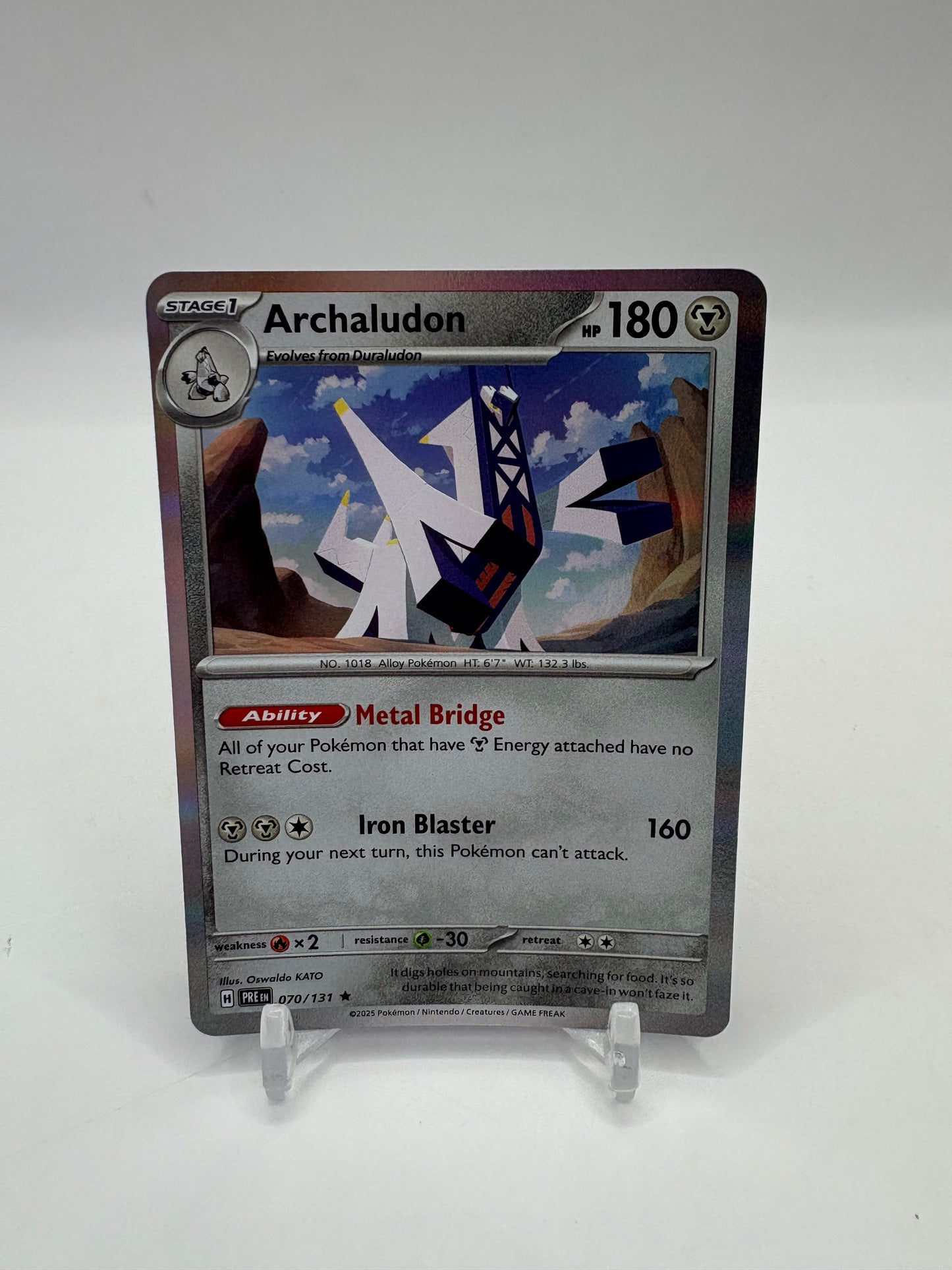 Archaludon Holo Prismatic Evolutions 070/131