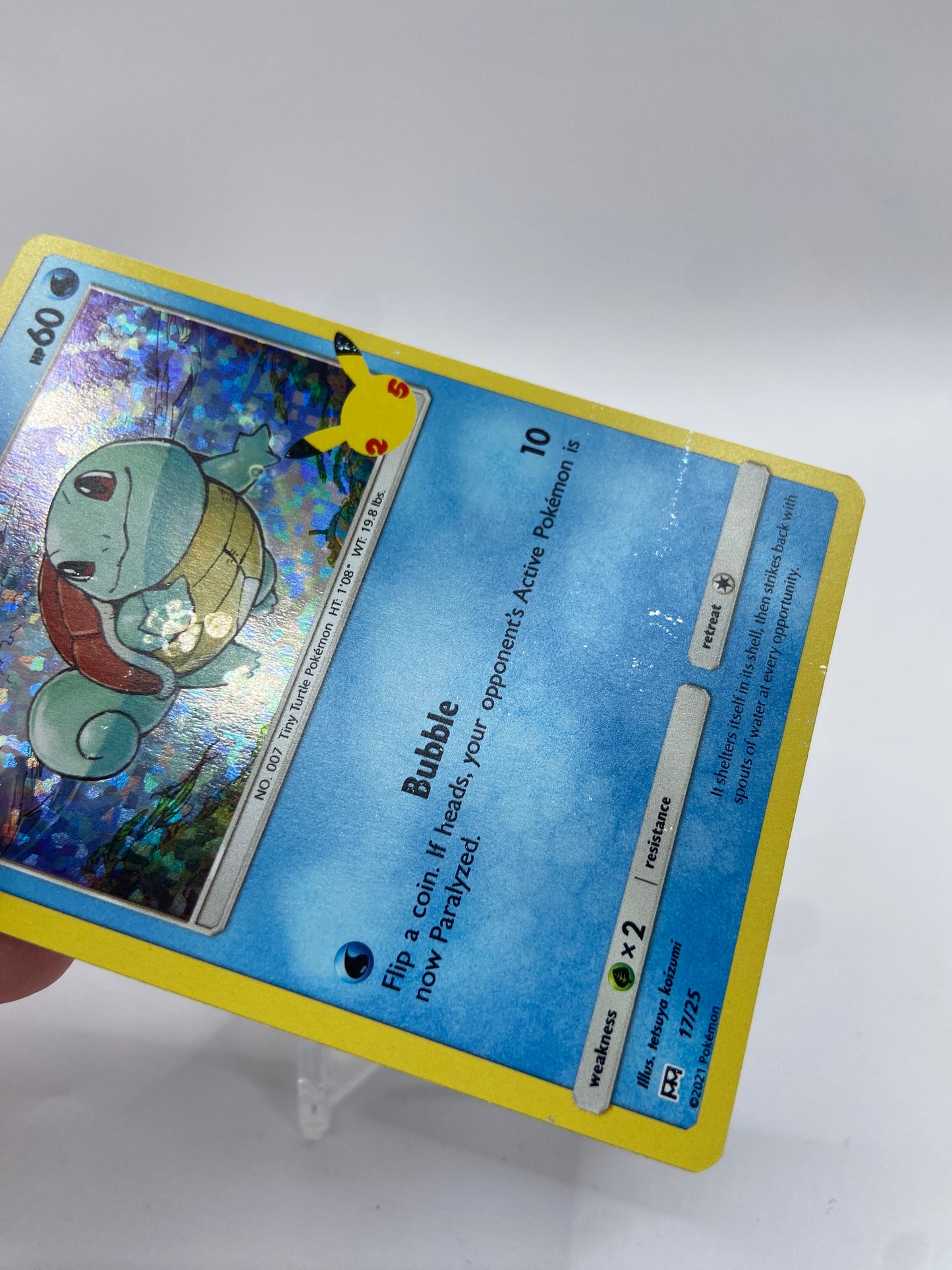 Squirtle Holo McDonalds 2021 Promo Set 17/25