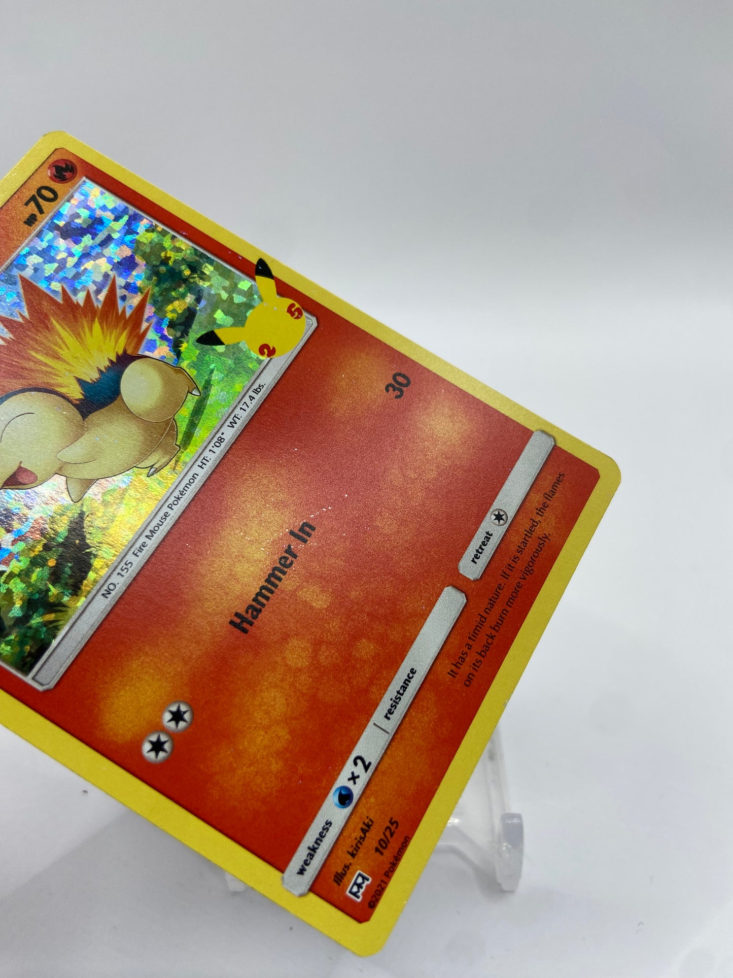 Cyndaquil Holo McDonalds 2021 Promo Set 10/25