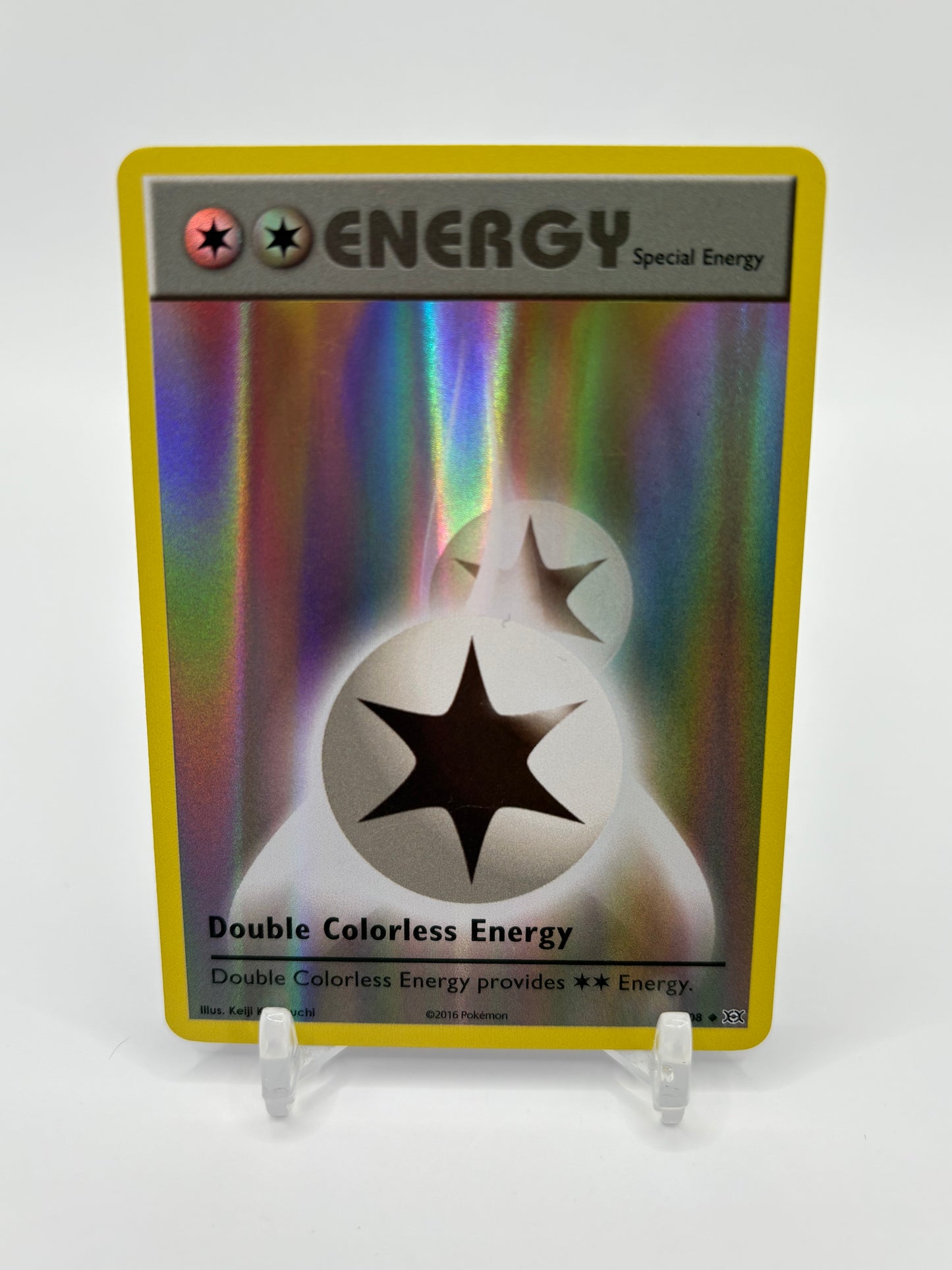 Double Colorless Energy Reverse Holo 90/108
